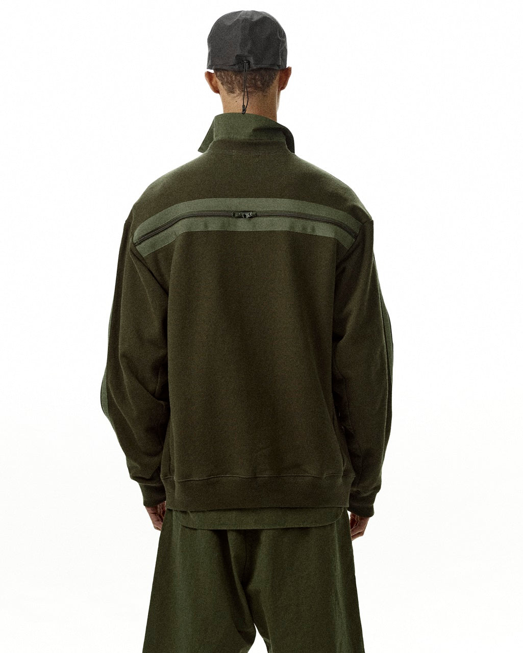 【D-VEC×ALMOSTBLACK】COTTON FLEECE LONG SHIRT