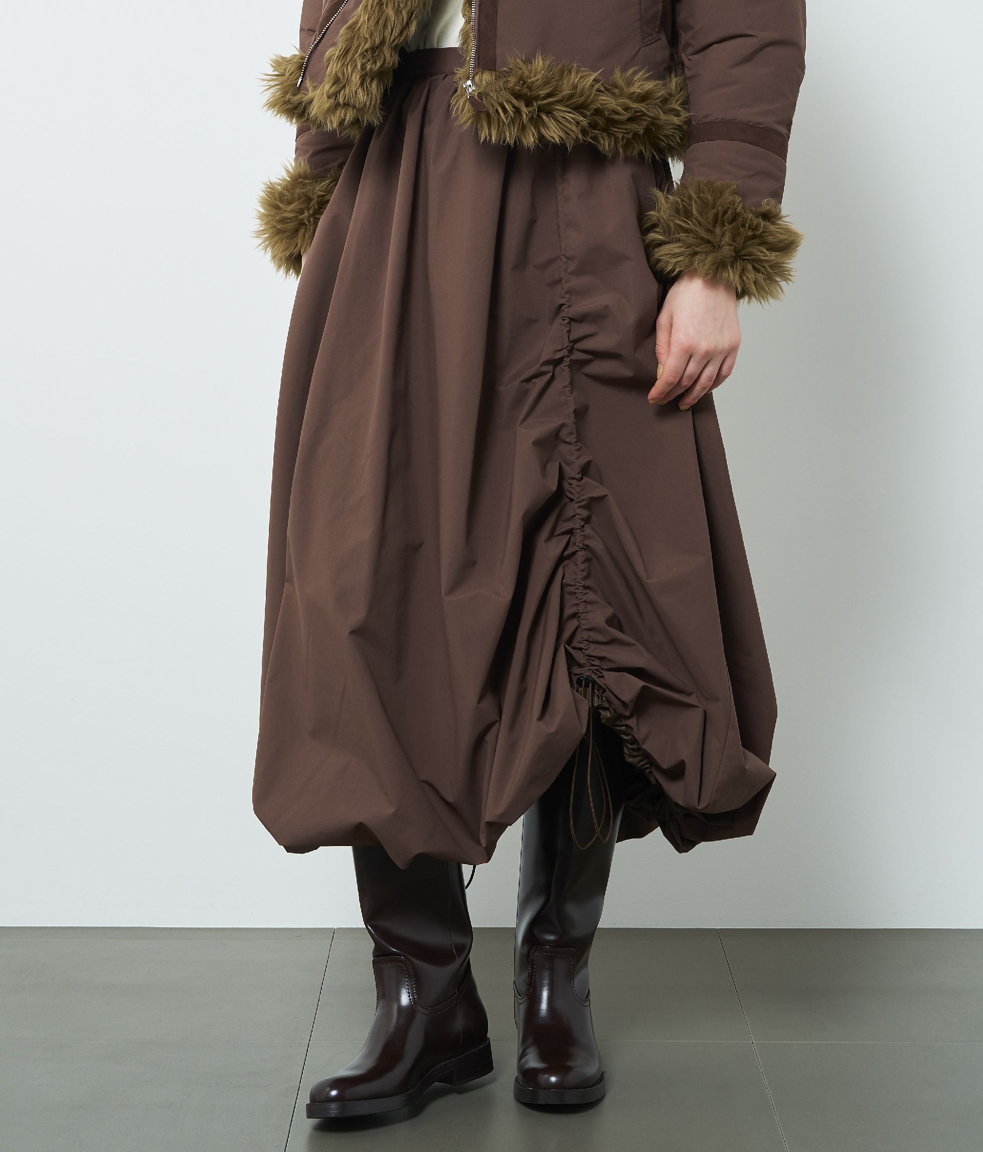 W'S WIND STOPPER GATHERED SKIRT