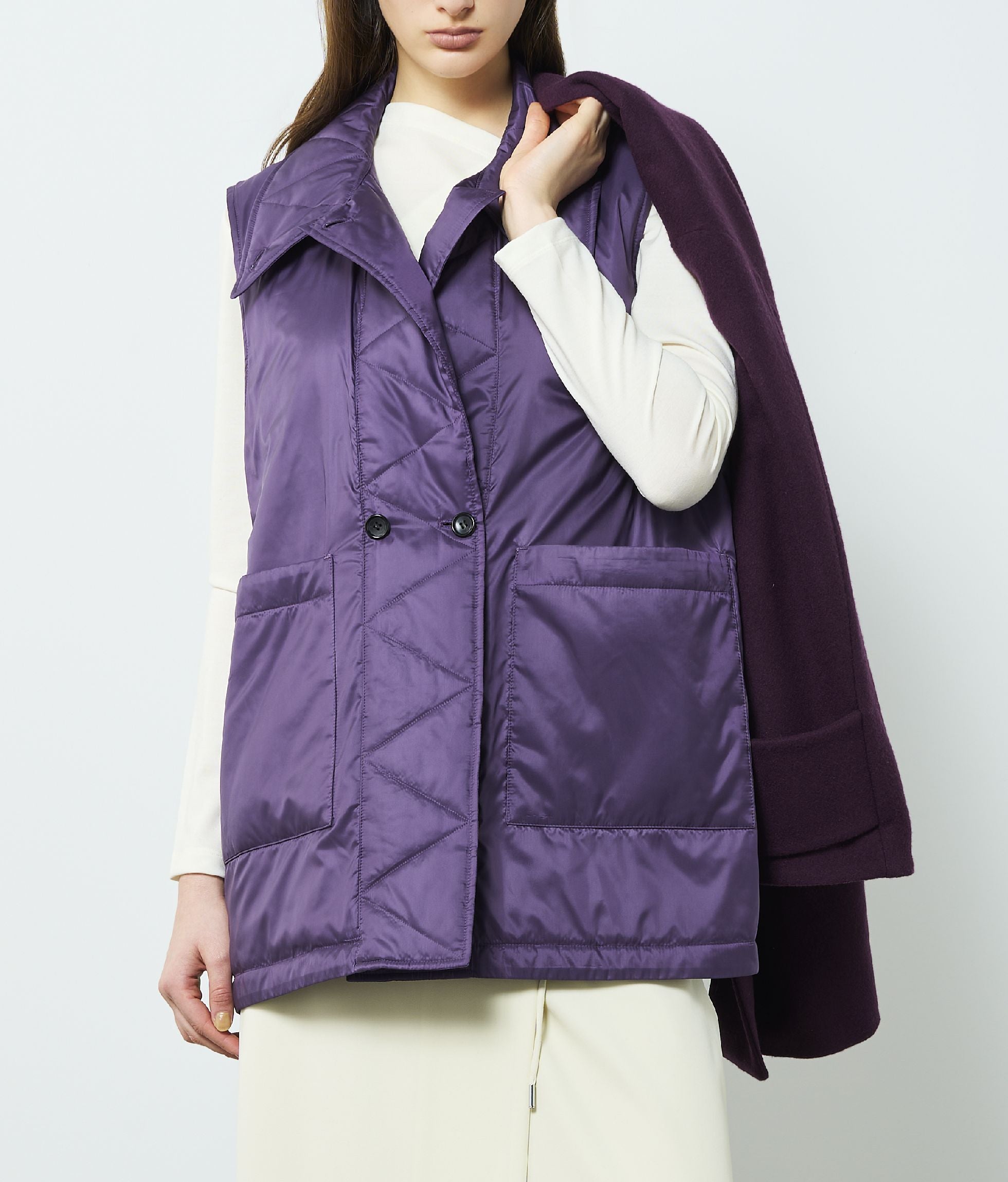 W'S WOOL BEAVER w/ INS. VEST 3in1 COAT