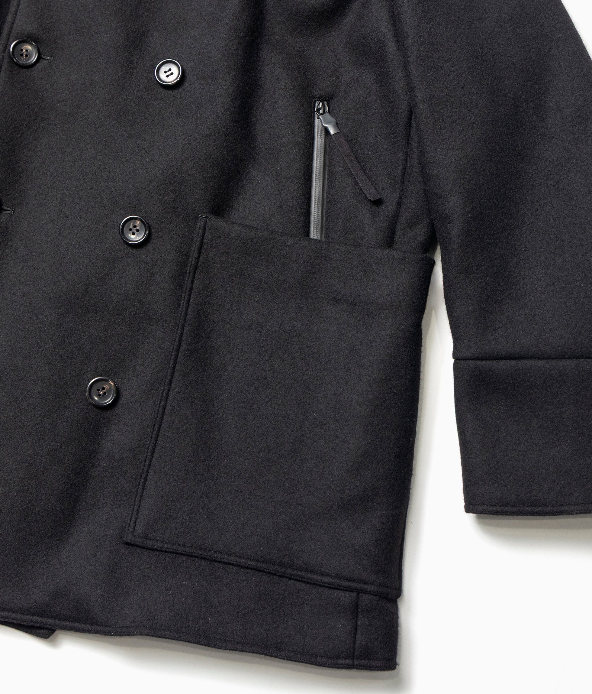 WR WOOL MELTON w/WINDSTOPPER P-COAT