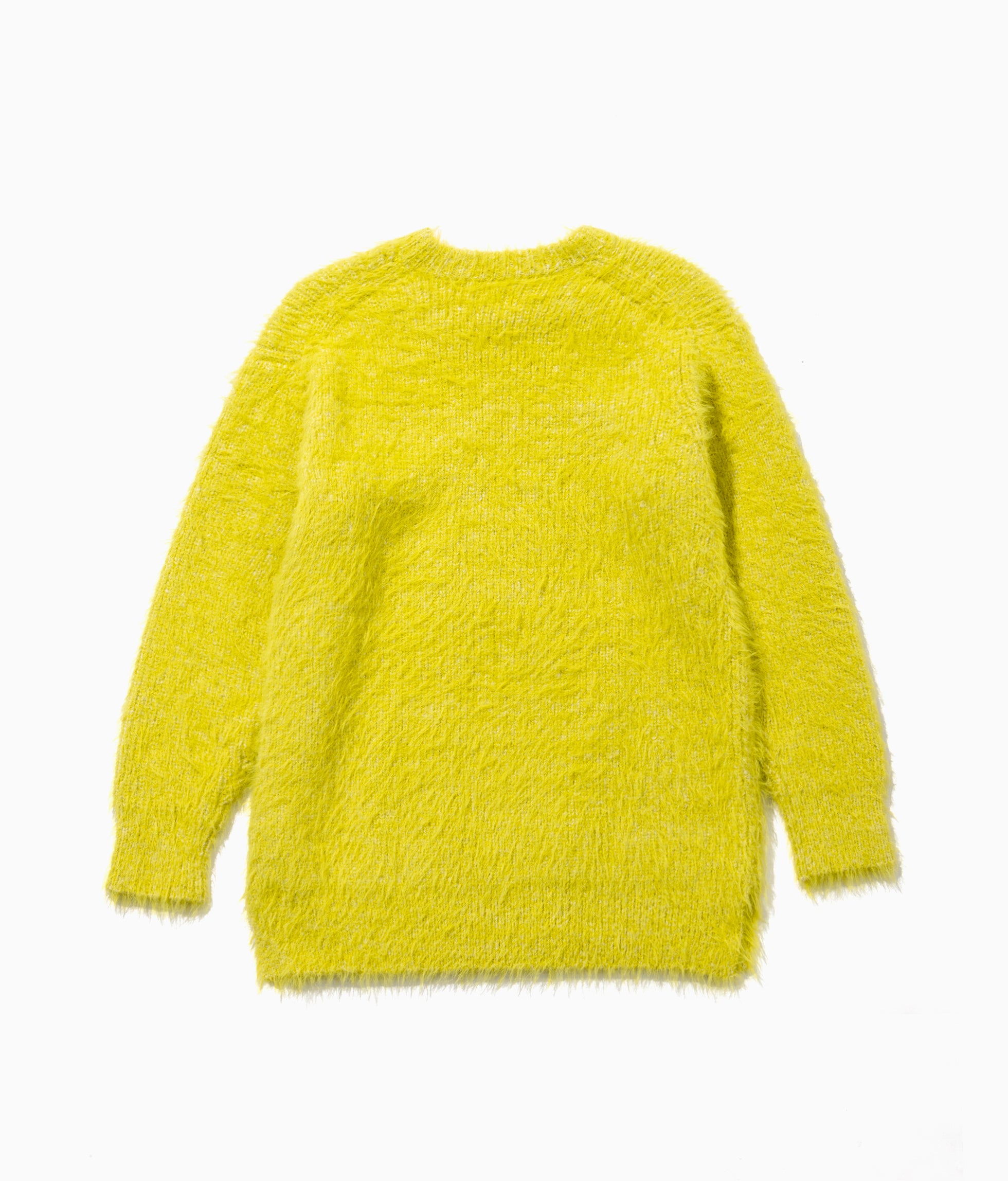 W'S SHAGGY MOHAIR KNIT CREW