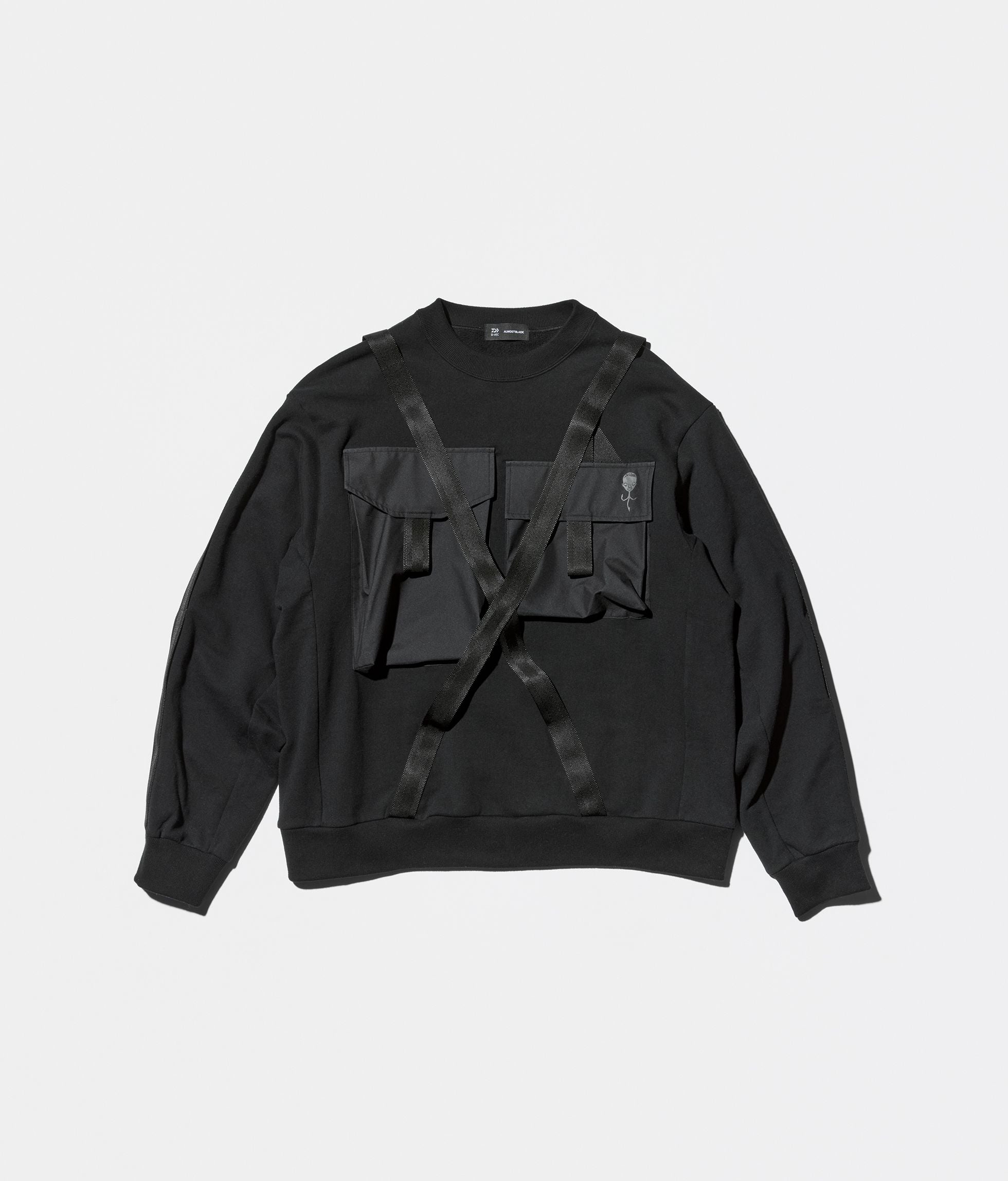 【D-VEC×ALMOSTBLACK】COTTON FRENCH TERRY LONG T-SHIRT