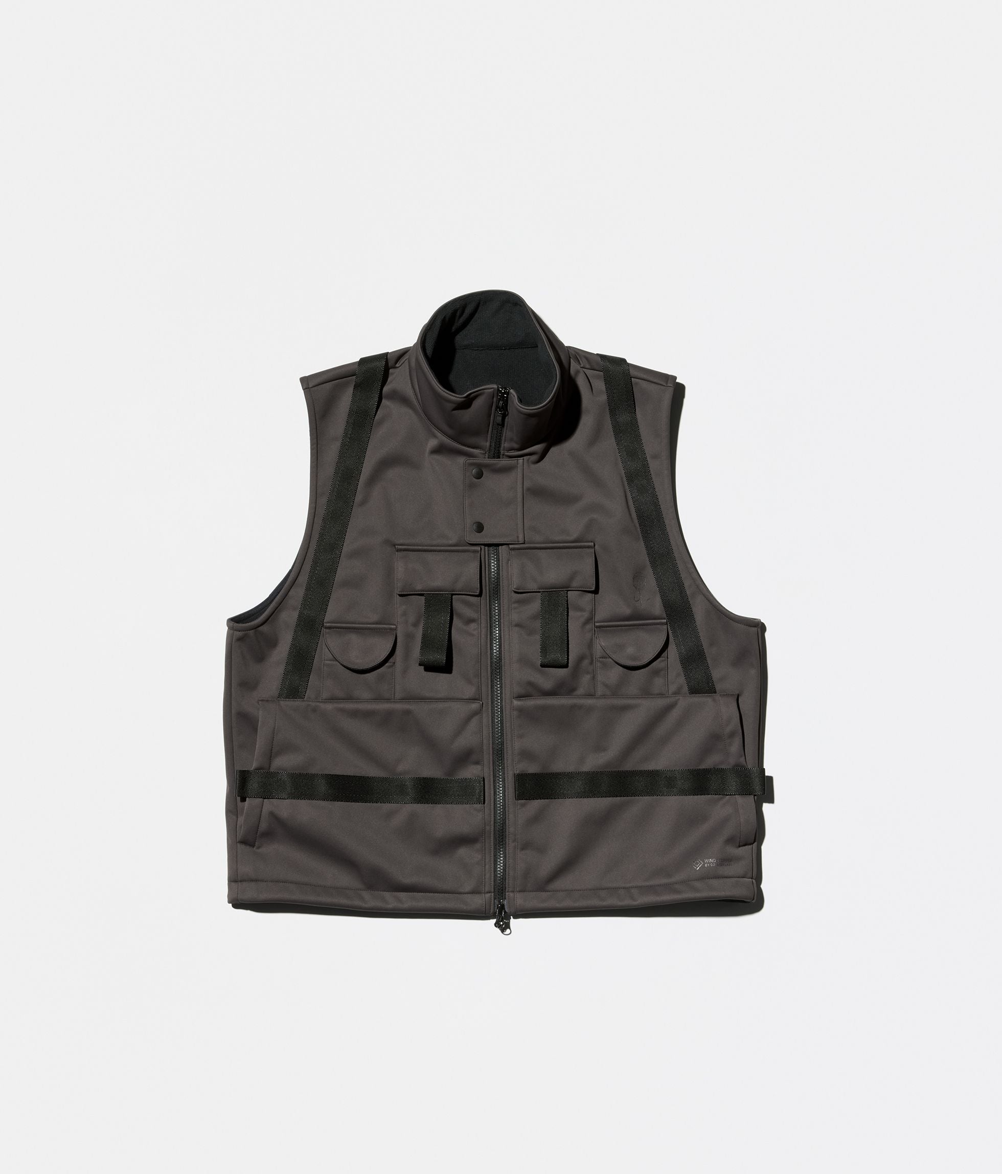 【D-VEC×ALMOSTBLACK】WINDSTOPPER BACK FLEECE 3L VEST
