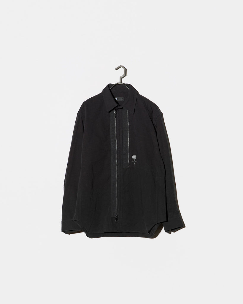 【D-VEC×ALMOSTBLACK】WATER REPELLENT NATURAL FABRIC SHIRT