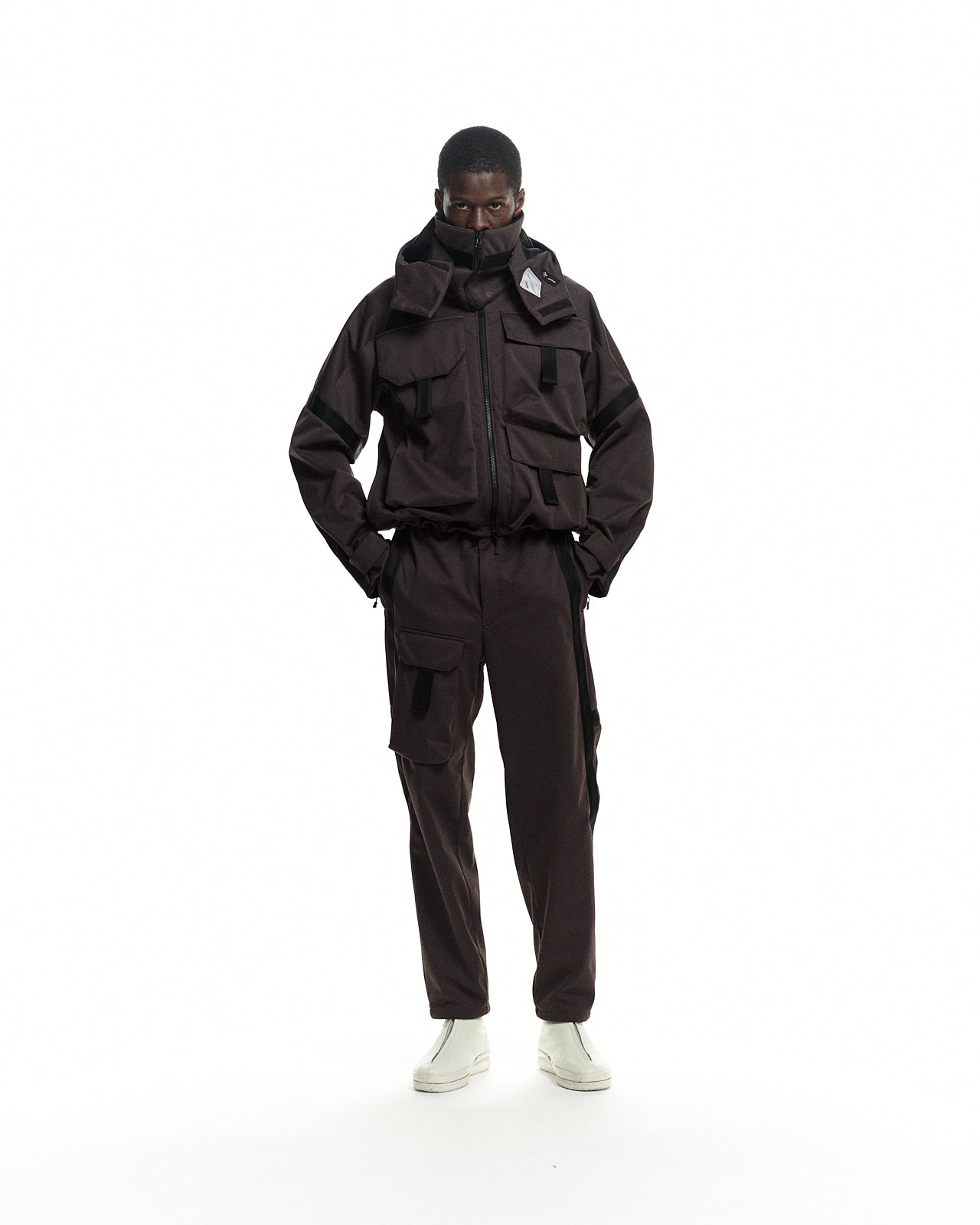 D-VEC×ALMOSTBLACK】WINDSTOPPER BACK FLEECE 3L BLOUSON