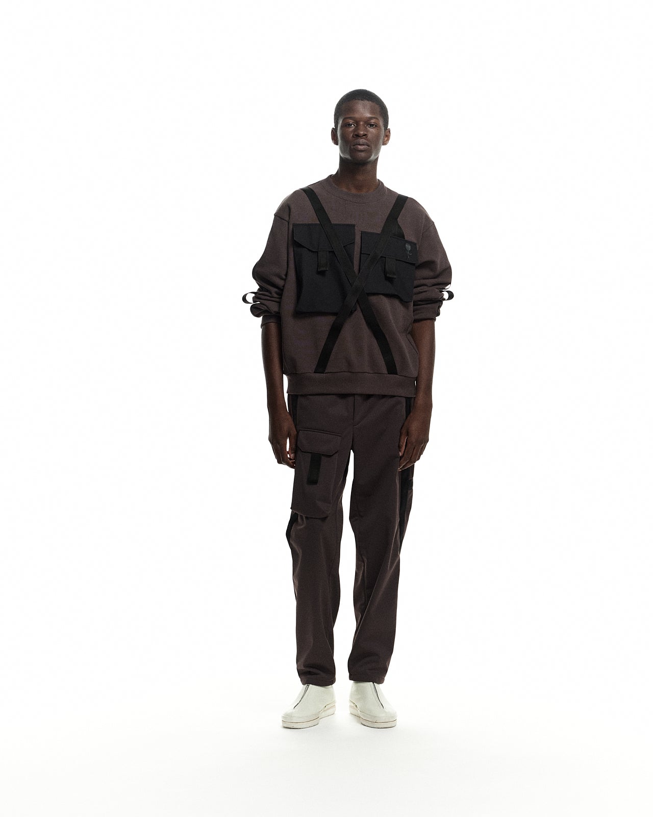 【D-VEC×ALMOSTBLACK】COTTON FRENCH TERRY LONG T-SHIRT