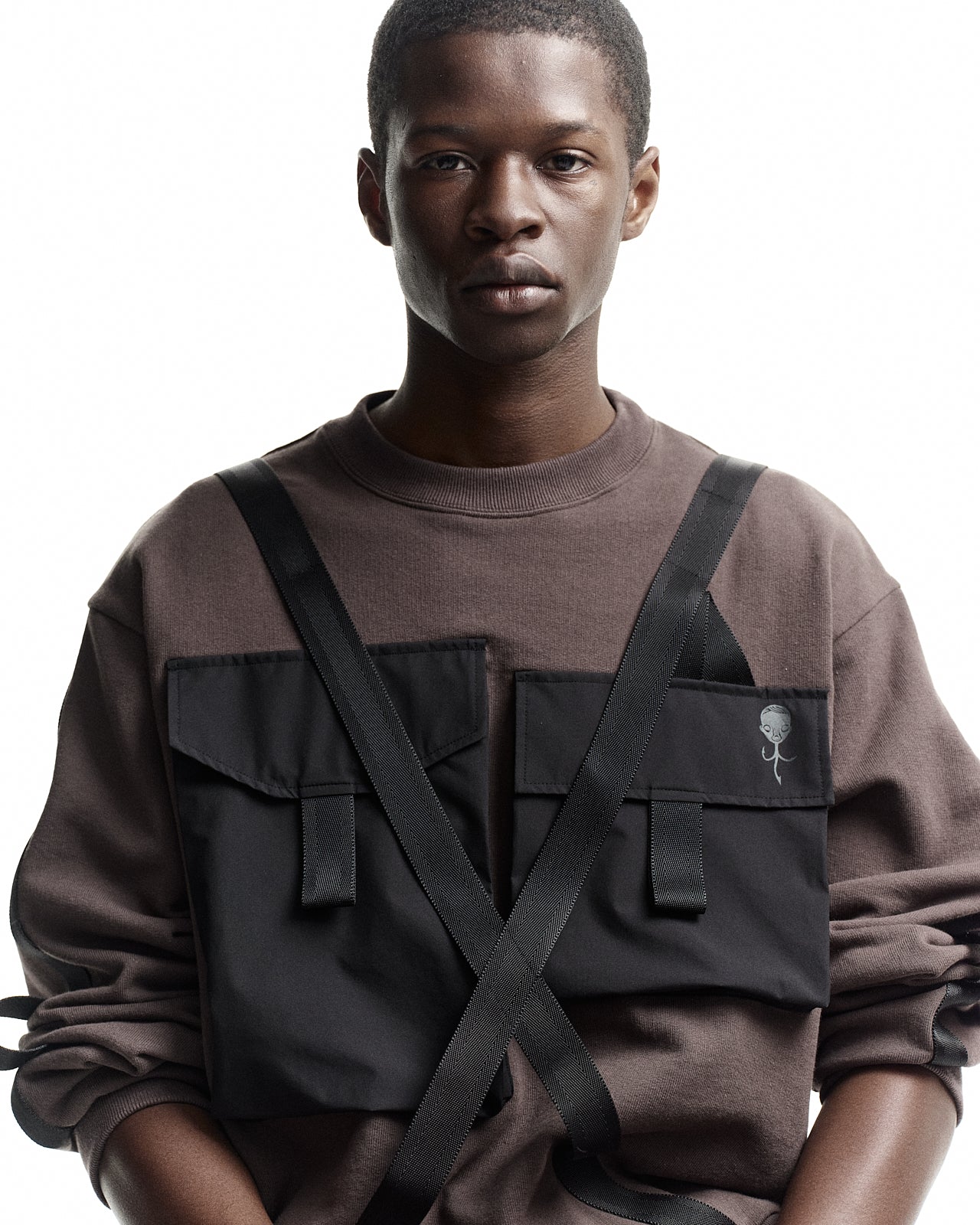 【D-VEC×ALMOSTBLACK】COTTON FRENCH TERRY LONG T-SHIRT