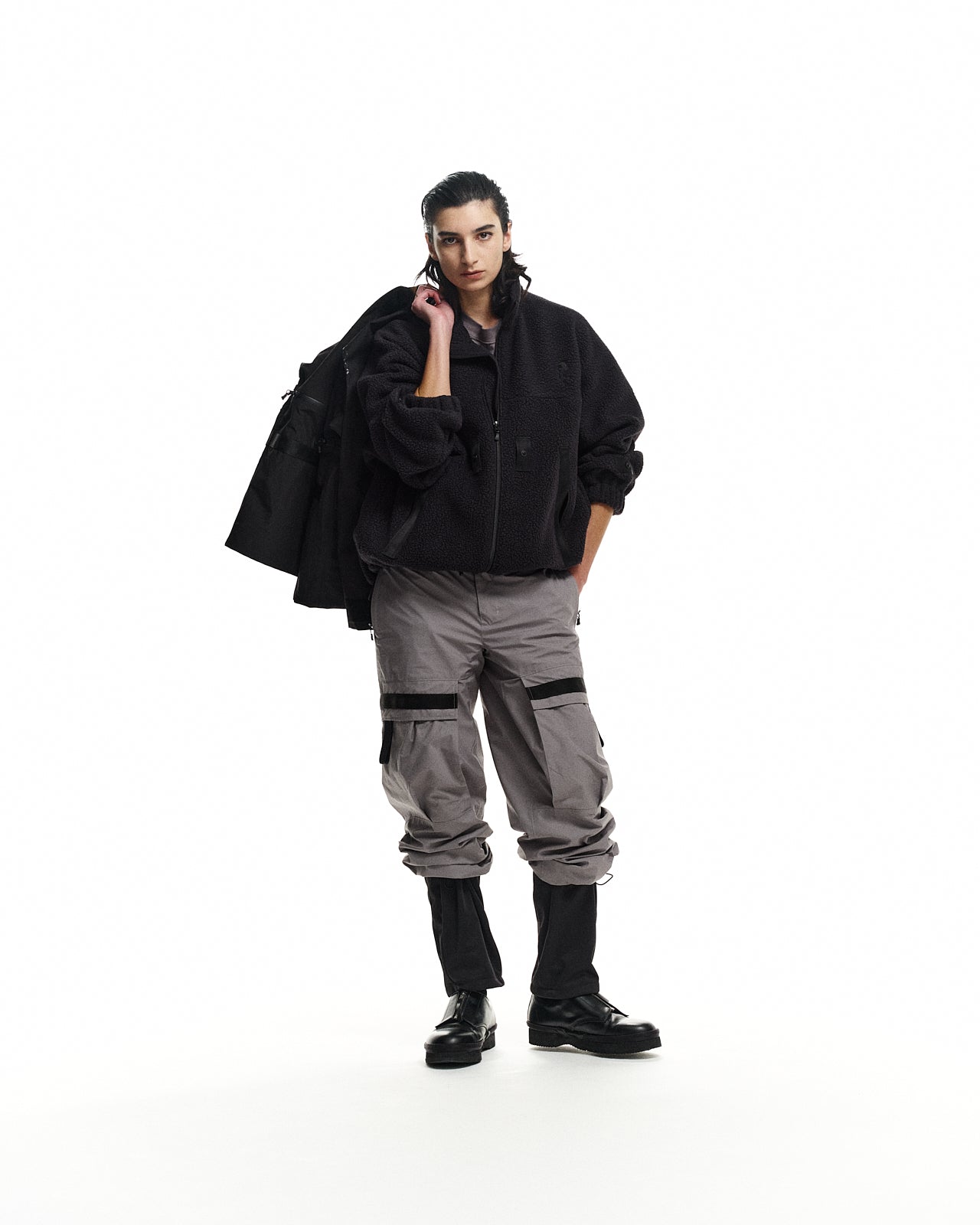 【D-VEC×ALMOSTBLACK】GORE-TEX 3L w/ POLARTEC DETACHABLE SHELL