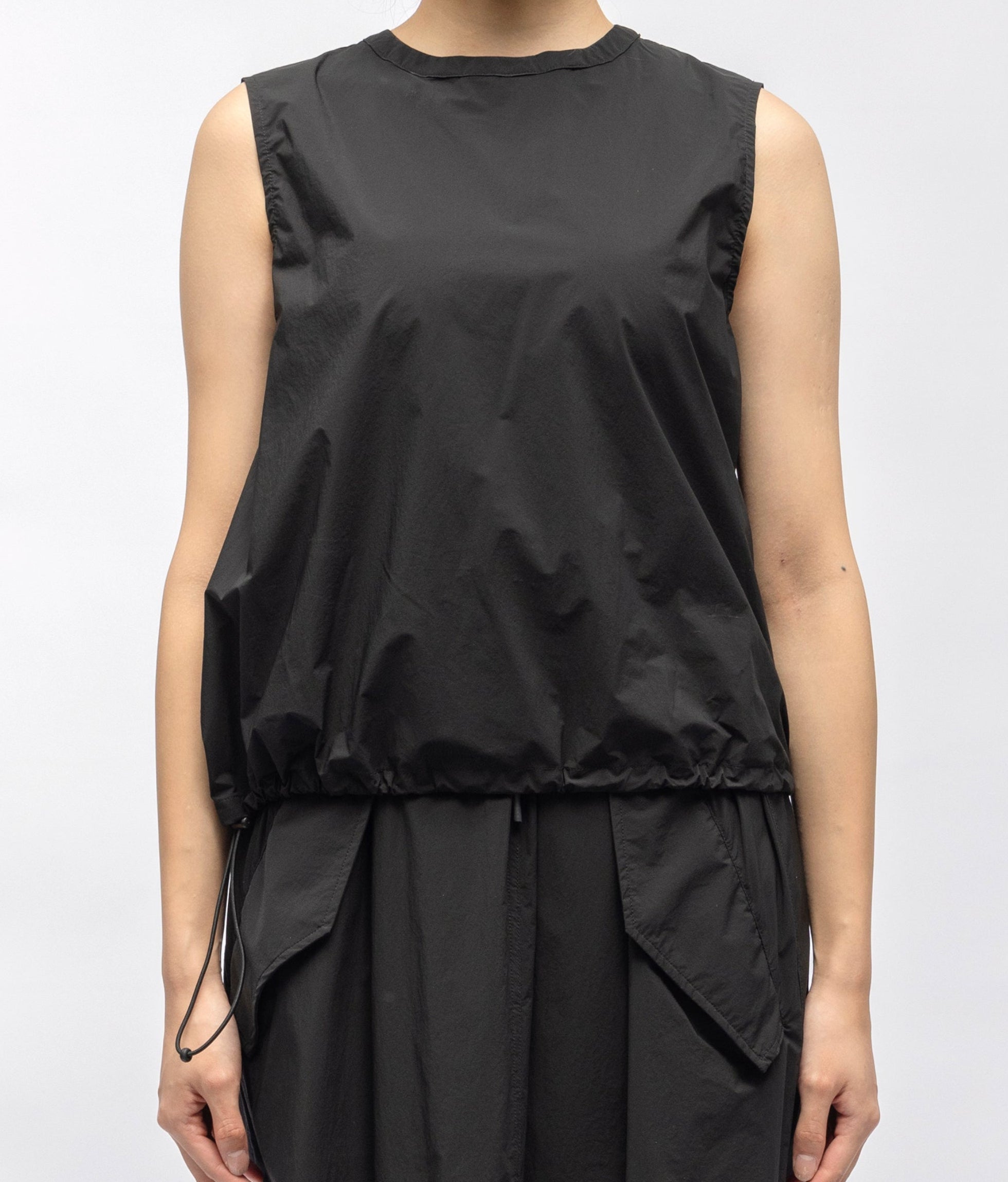 W'S DWR NY STRETCH TAFFETA N/S BLOUSE