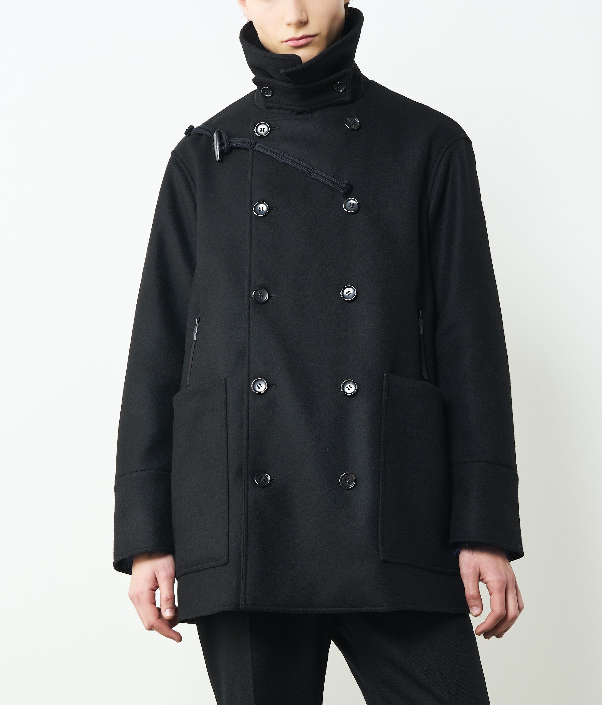 WR WOOL MELTON w/WINDSTOPPER P-COAT