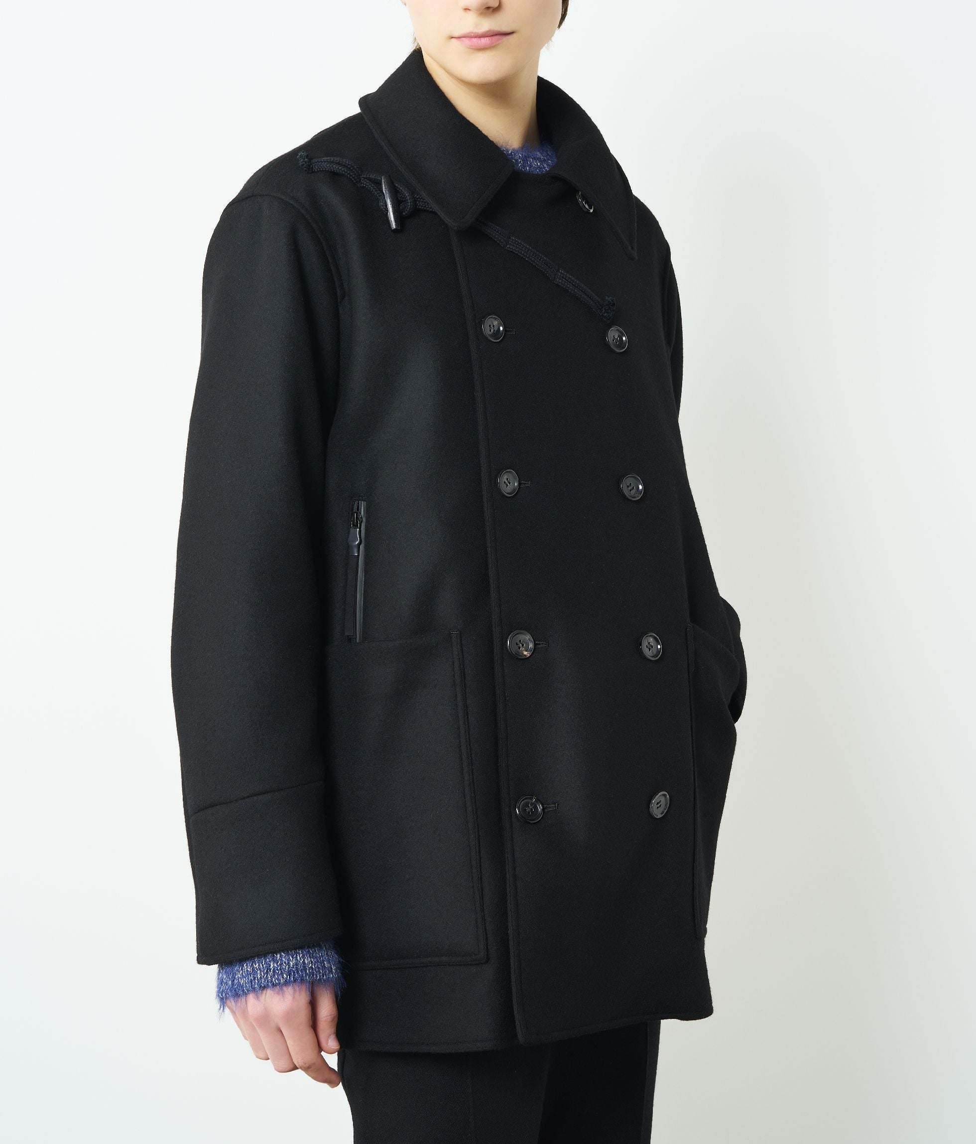 WR WOOL MELTON w/WINDSTOPPER P-COAT