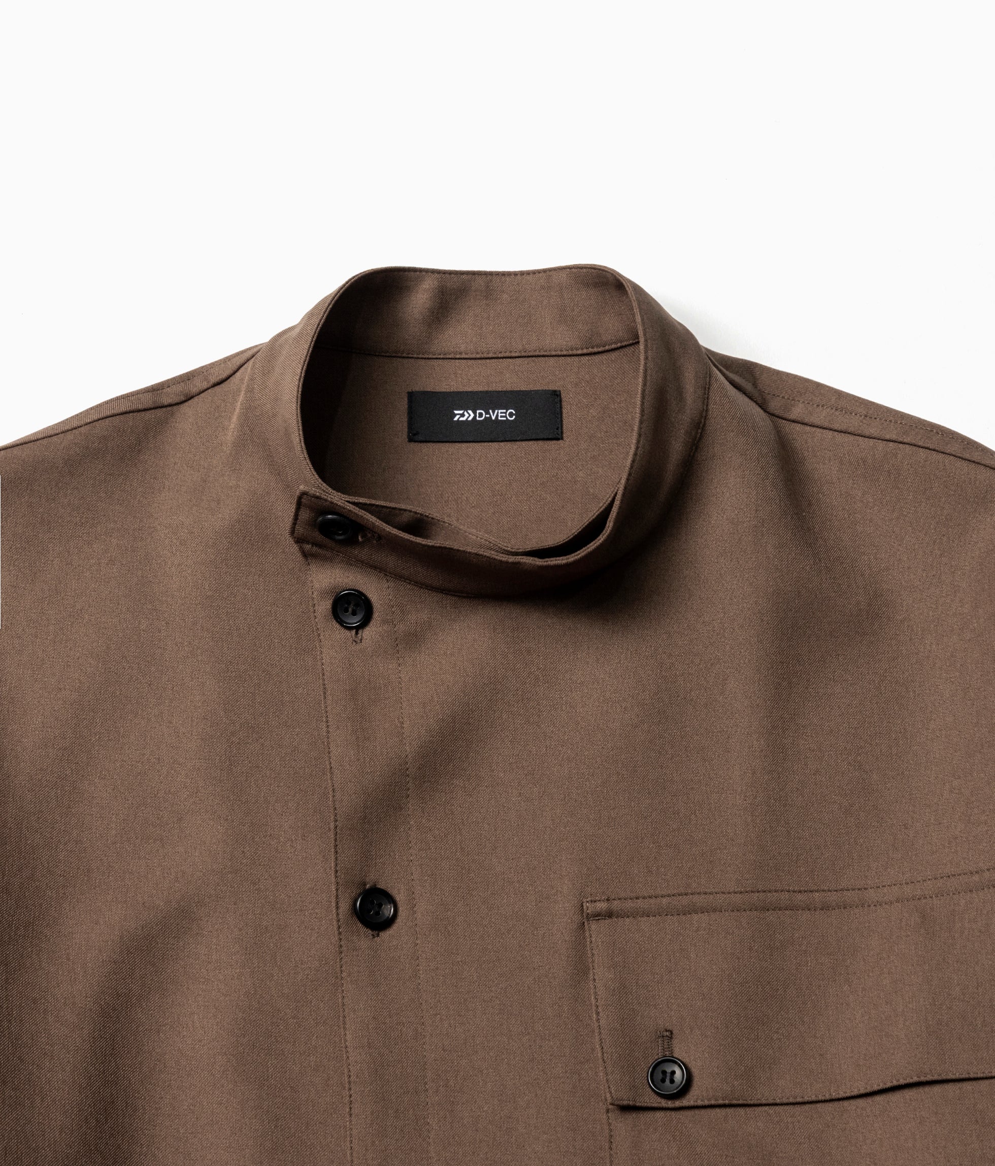 WR PL ST. BAND COLLAR SHIRT
