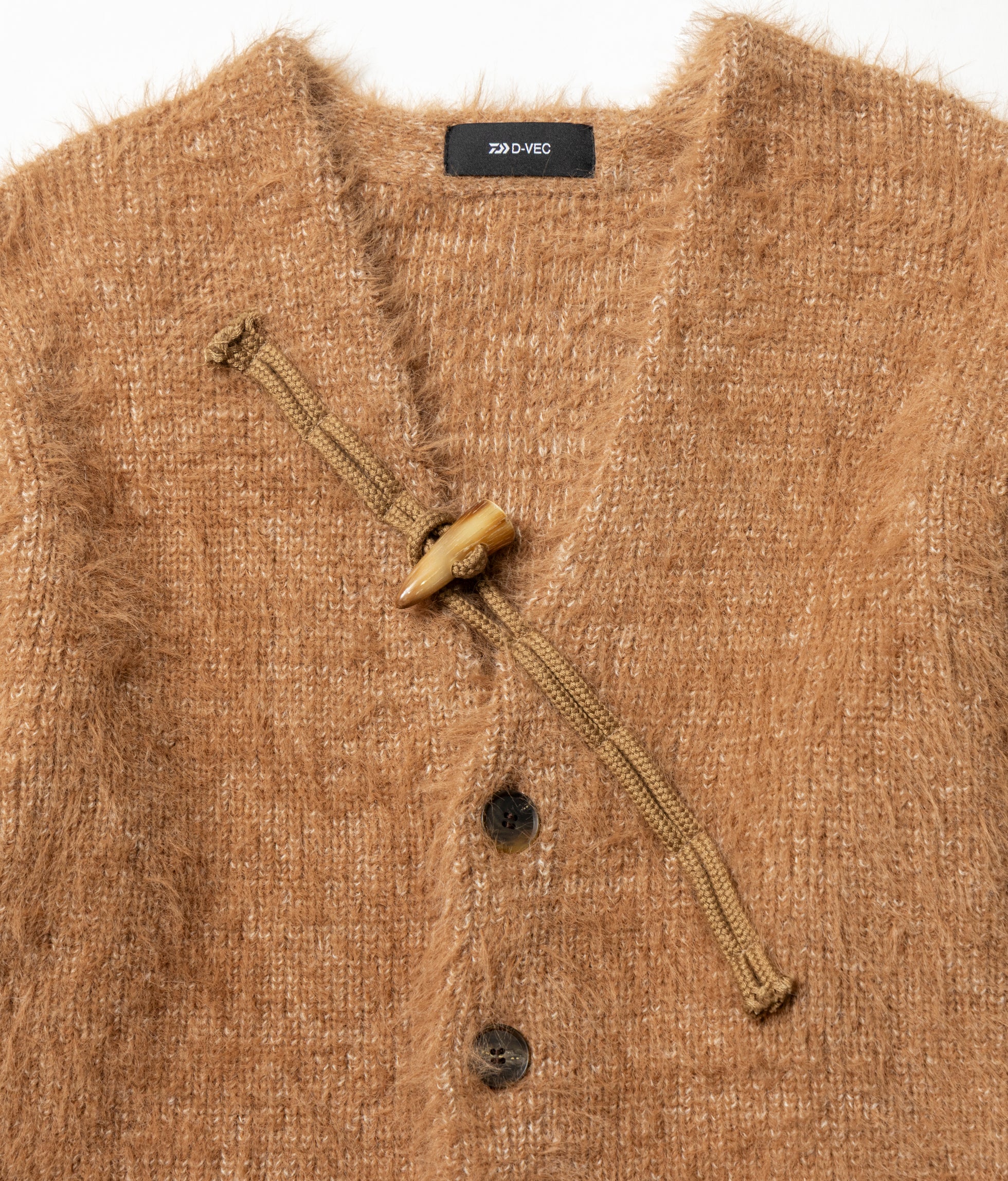 SHAGGY MOHAIR KNIT CARDIGAN