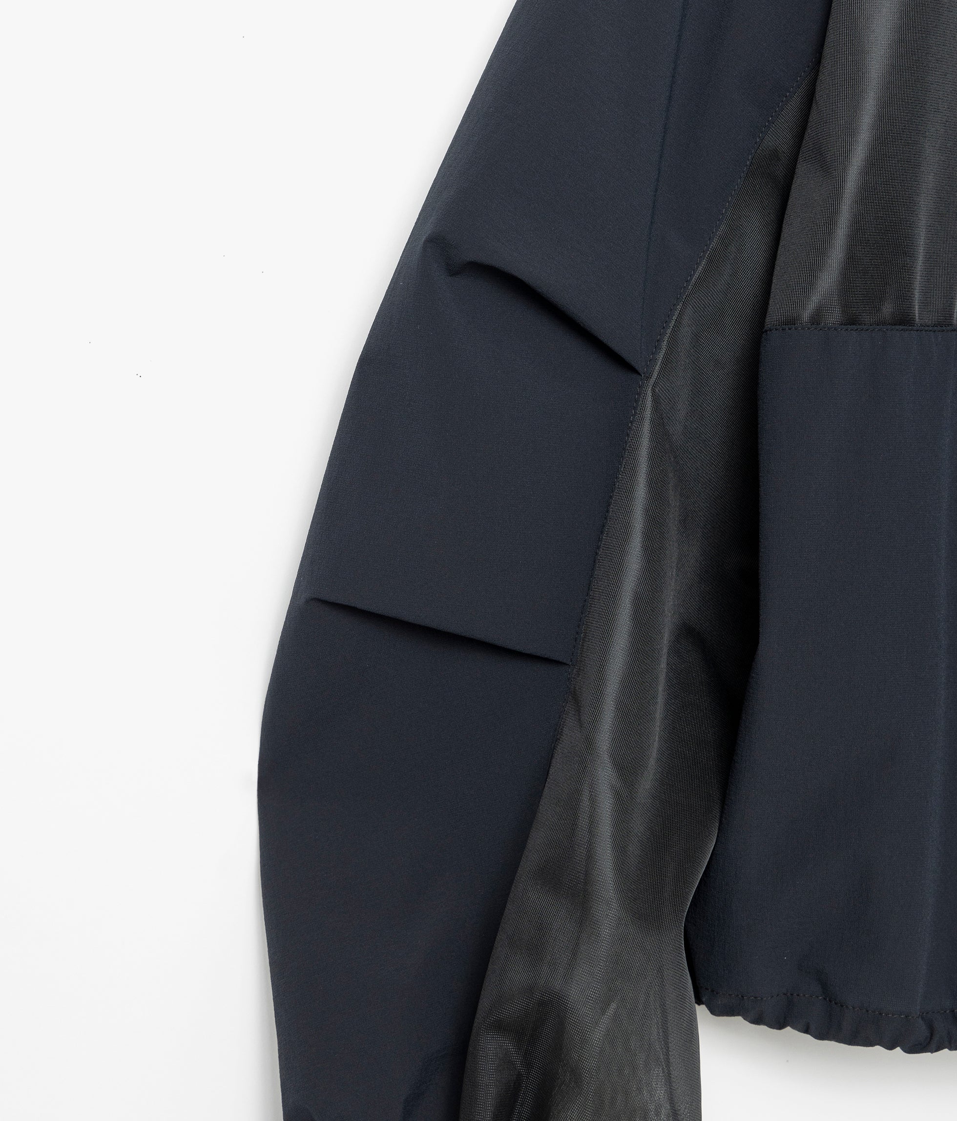 W'S NY STRETCH POPLIN HALF-ZIP BLOUSON