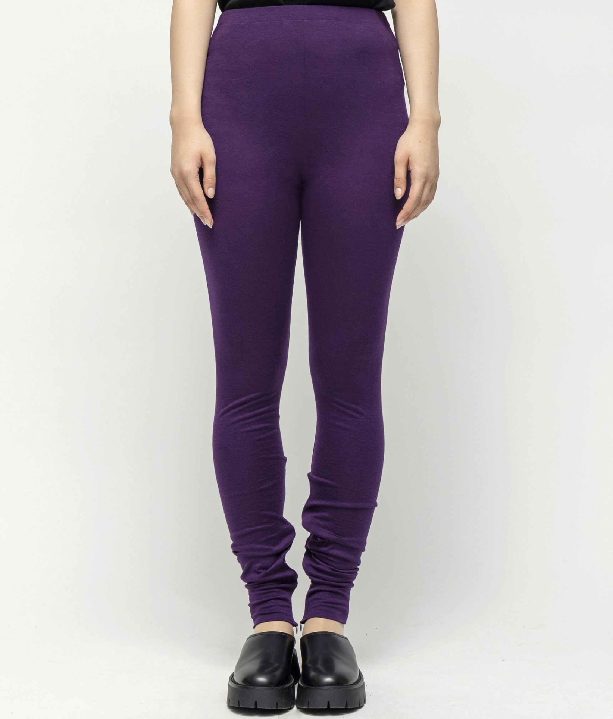 WOOL JERSEY LEGGINS