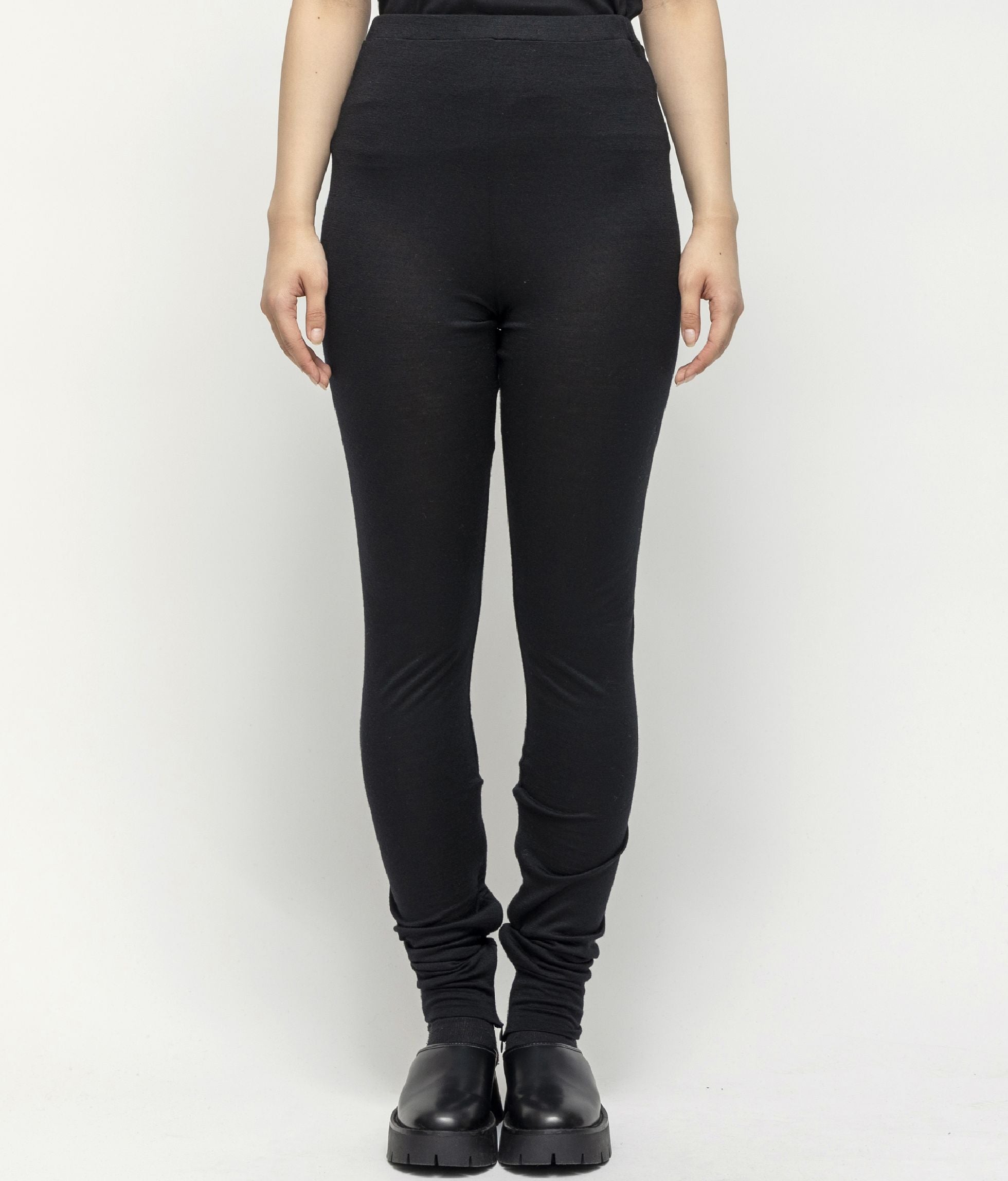 WOOL JERSEY LEGGINS