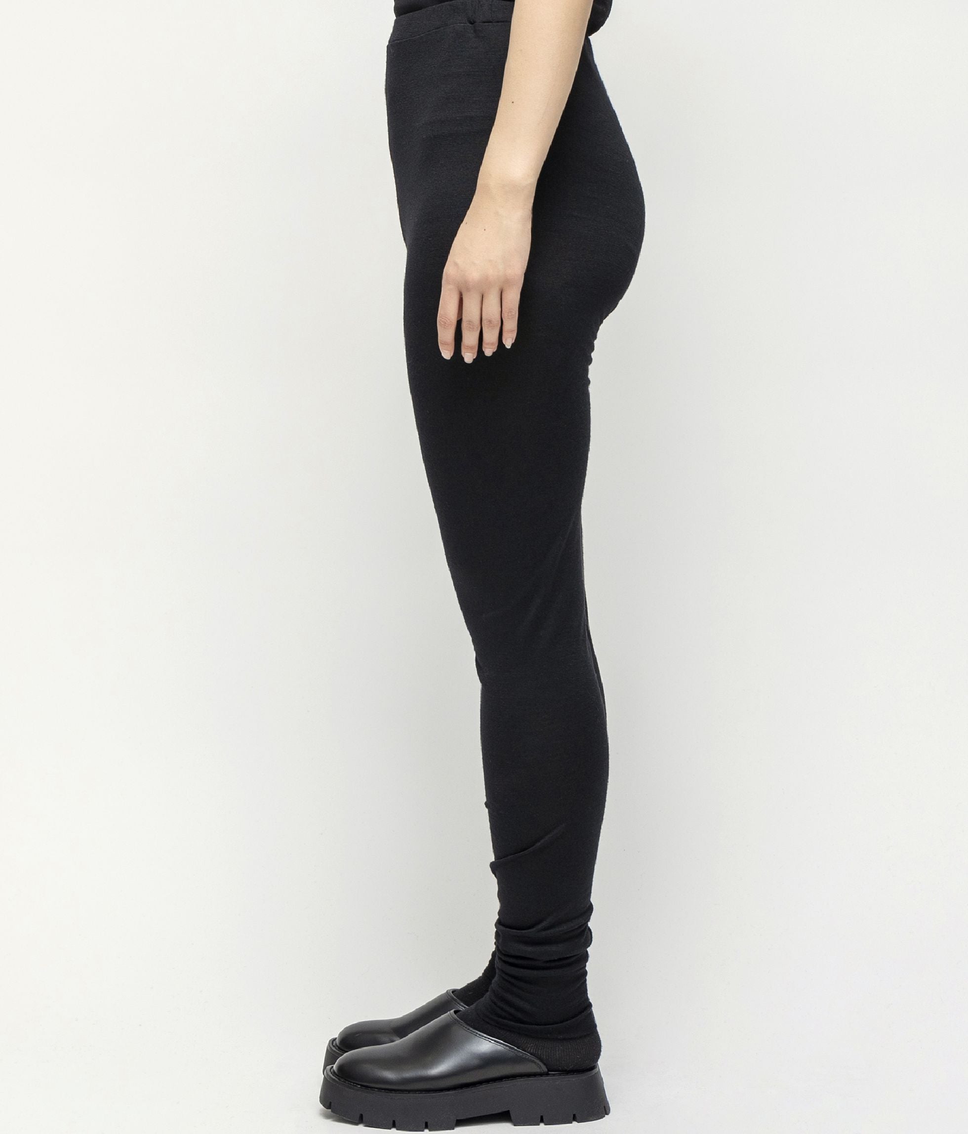 WOOL JERSEY LEGGINS