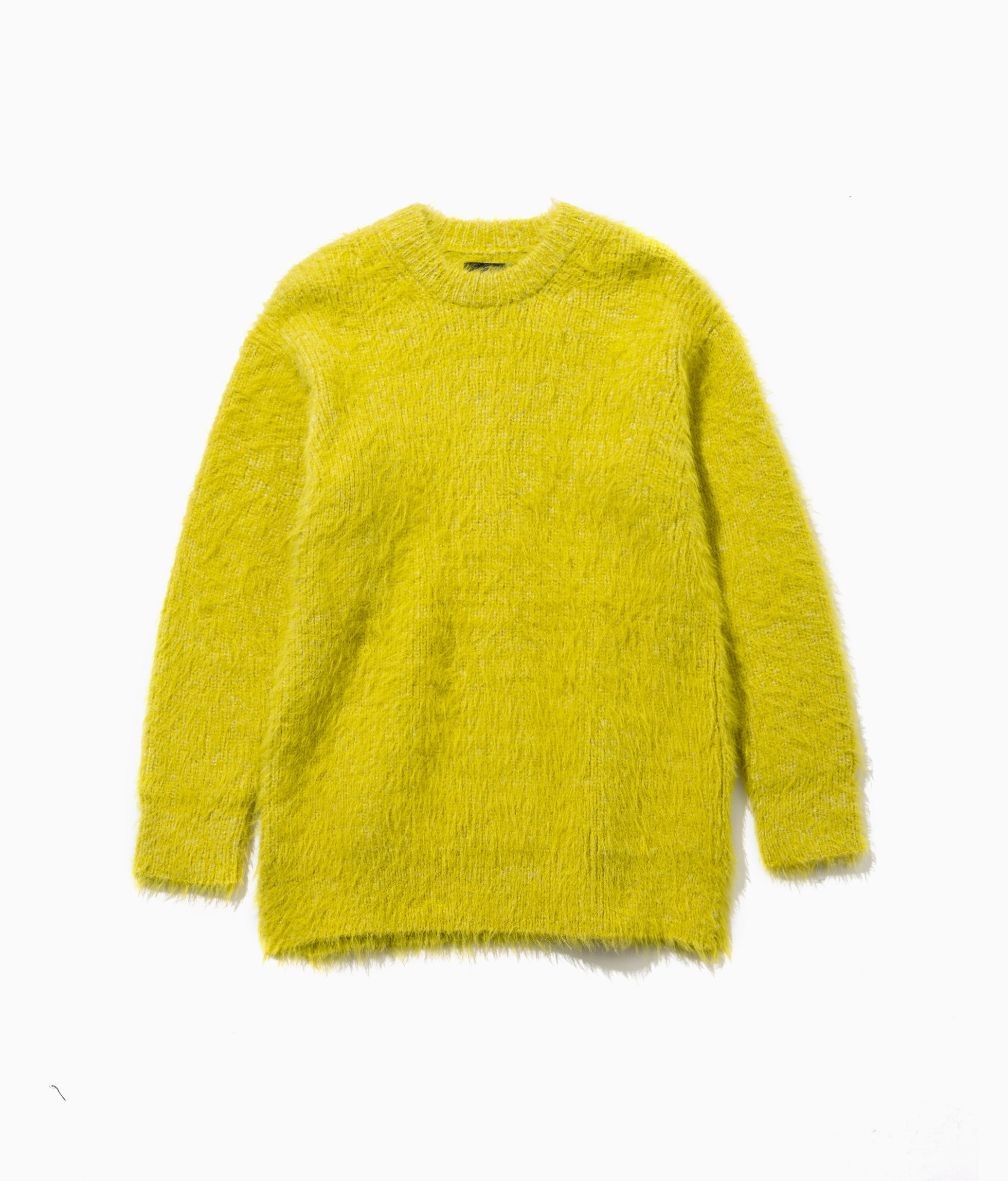 W'S SHAGGY MOHAIR KNIT CREW