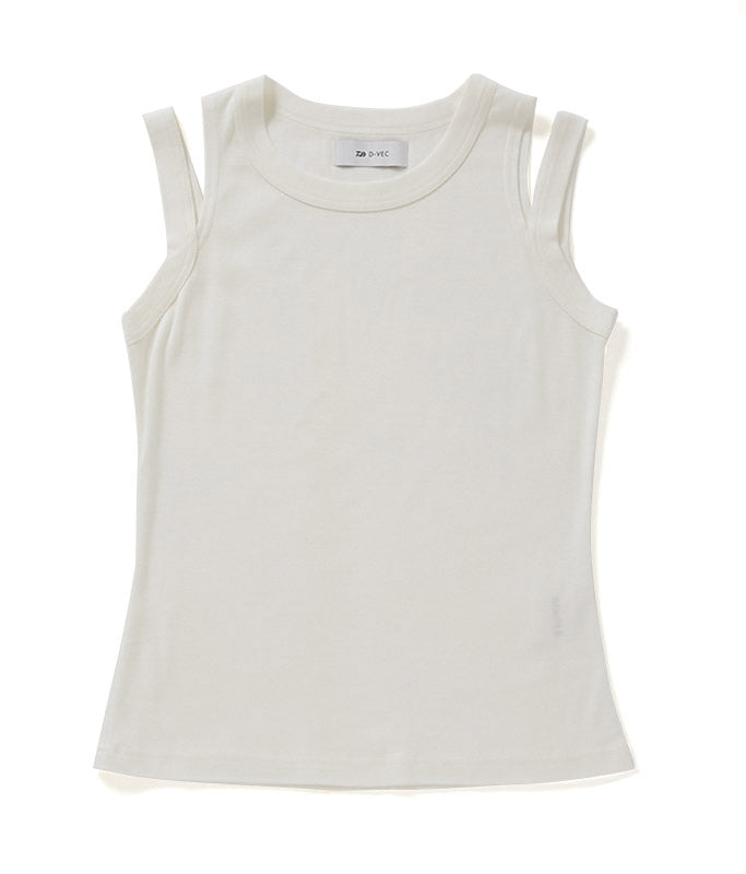 RIB JERSEY TANK TOP