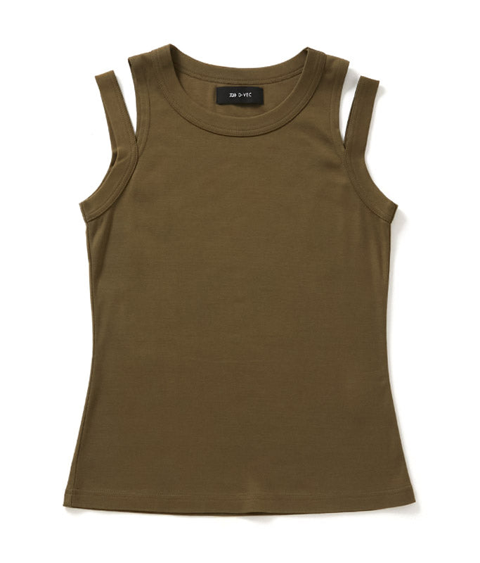 RIB JERSEY TANK TOP