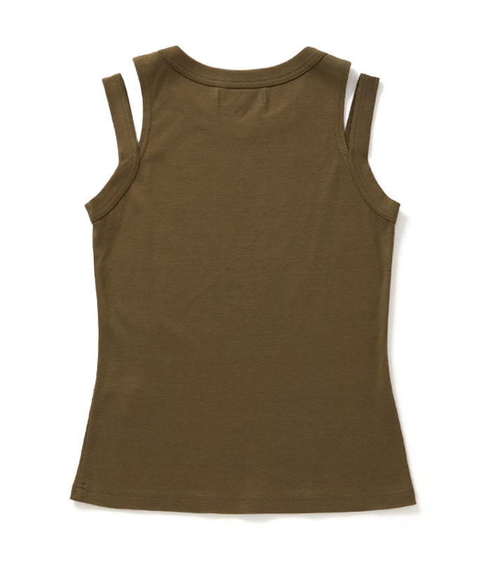 RIB JERSEY TANK TOP