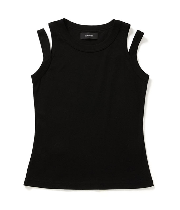 RIB JERSEY TANK TOP