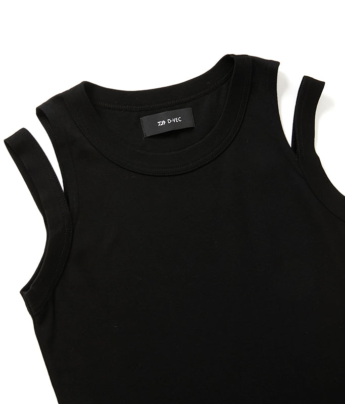 RIB JERSEY TANK TOP