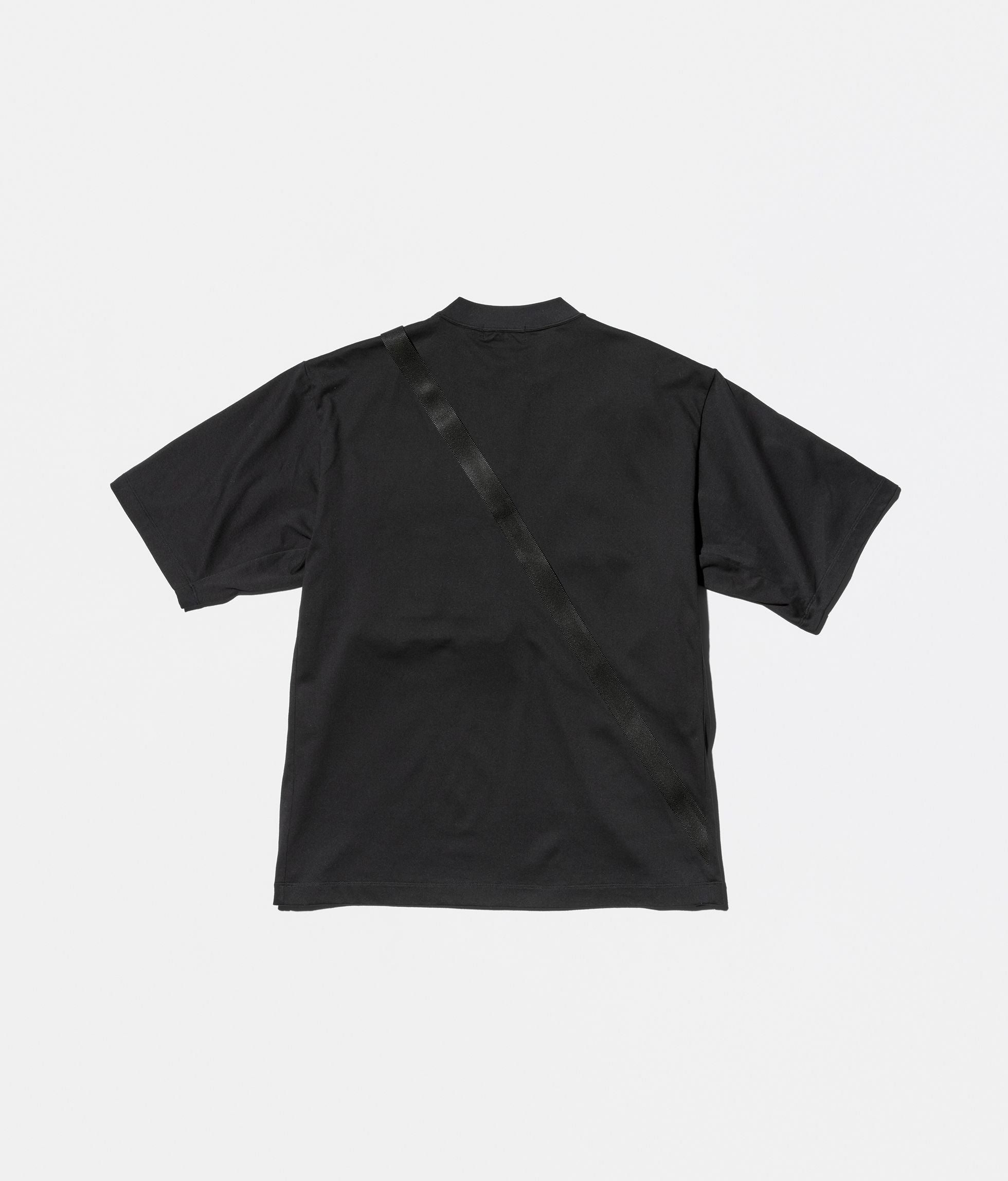 【D-VEC×ALMOSTBLACK】HYBRID PLATING COTTON POLYESTER T-SHIRT