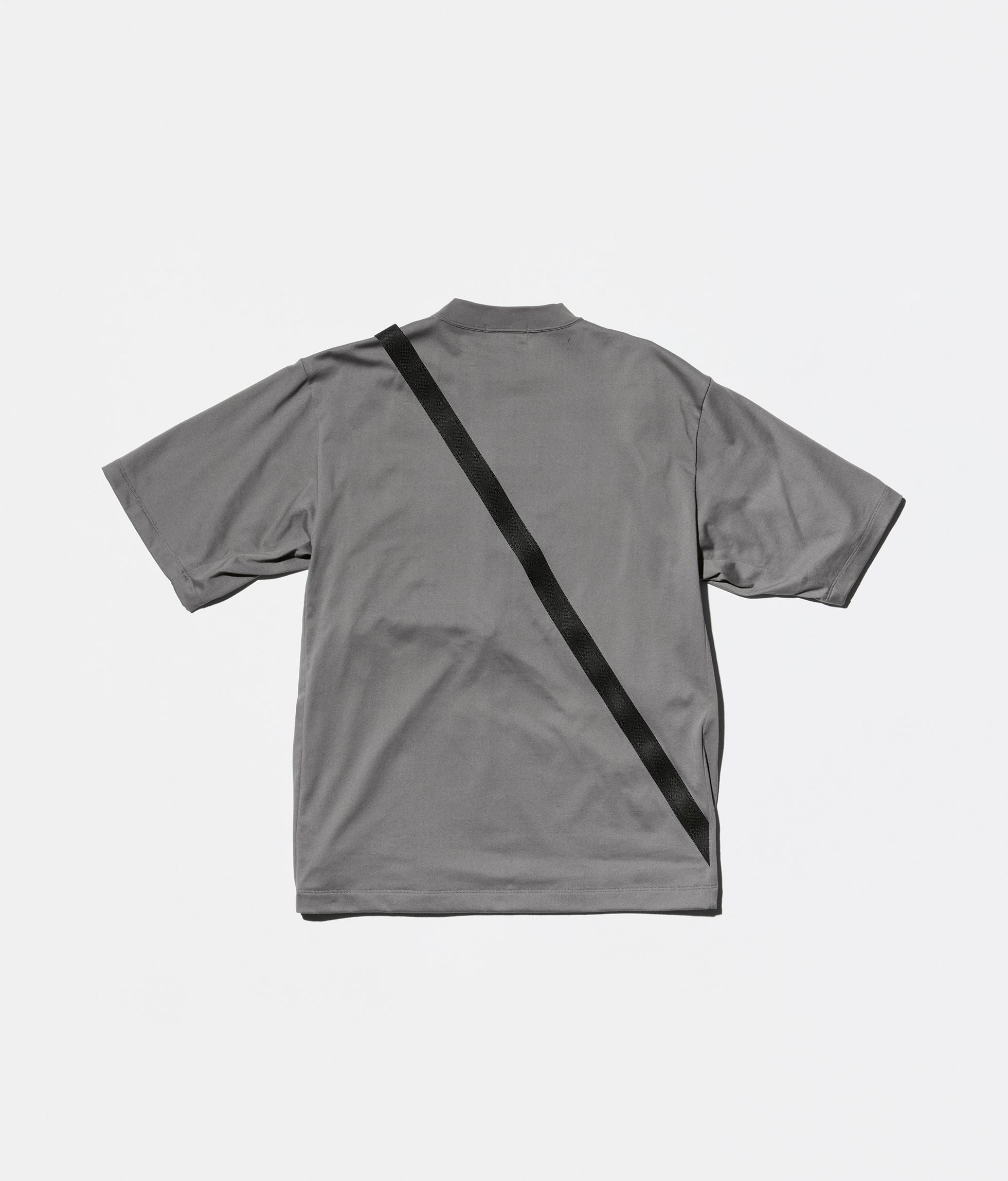 【D-VEC×ALMOSTBLACK】HYBRID PLATING COTTON POLYESTER T-SHIRT