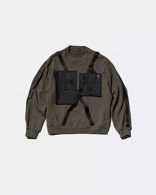 【D-VEC×ALMOSTBLACK】COTTON FRENCH TERRY LONG T-SHIRT