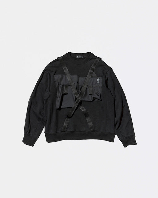 【D-VEC×ALMOSTBLACK】COTTON FRENCH TERRY LONG T-SHIRT