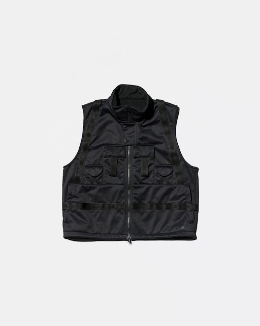 【D-VEC×ALMOSTBLACK】WINDSTOPPER BACK FLEECE 3L VEST