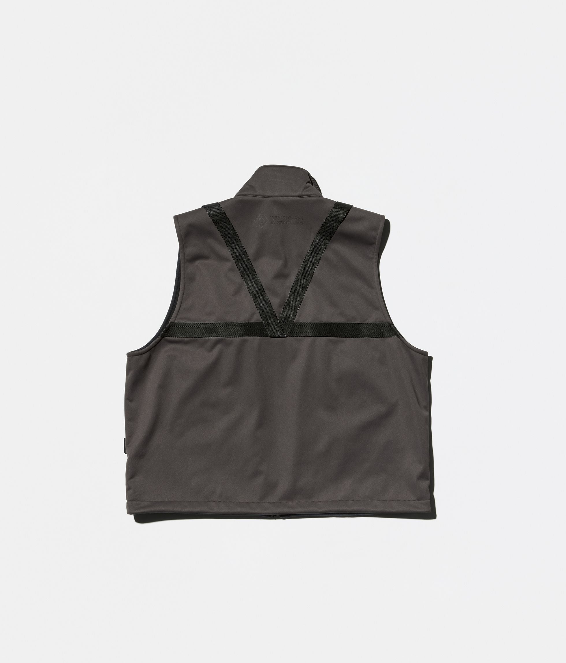 【D-VEC×ALMOSTBLACK】WINDSTOPPER BACK FLEECE 3L VEST