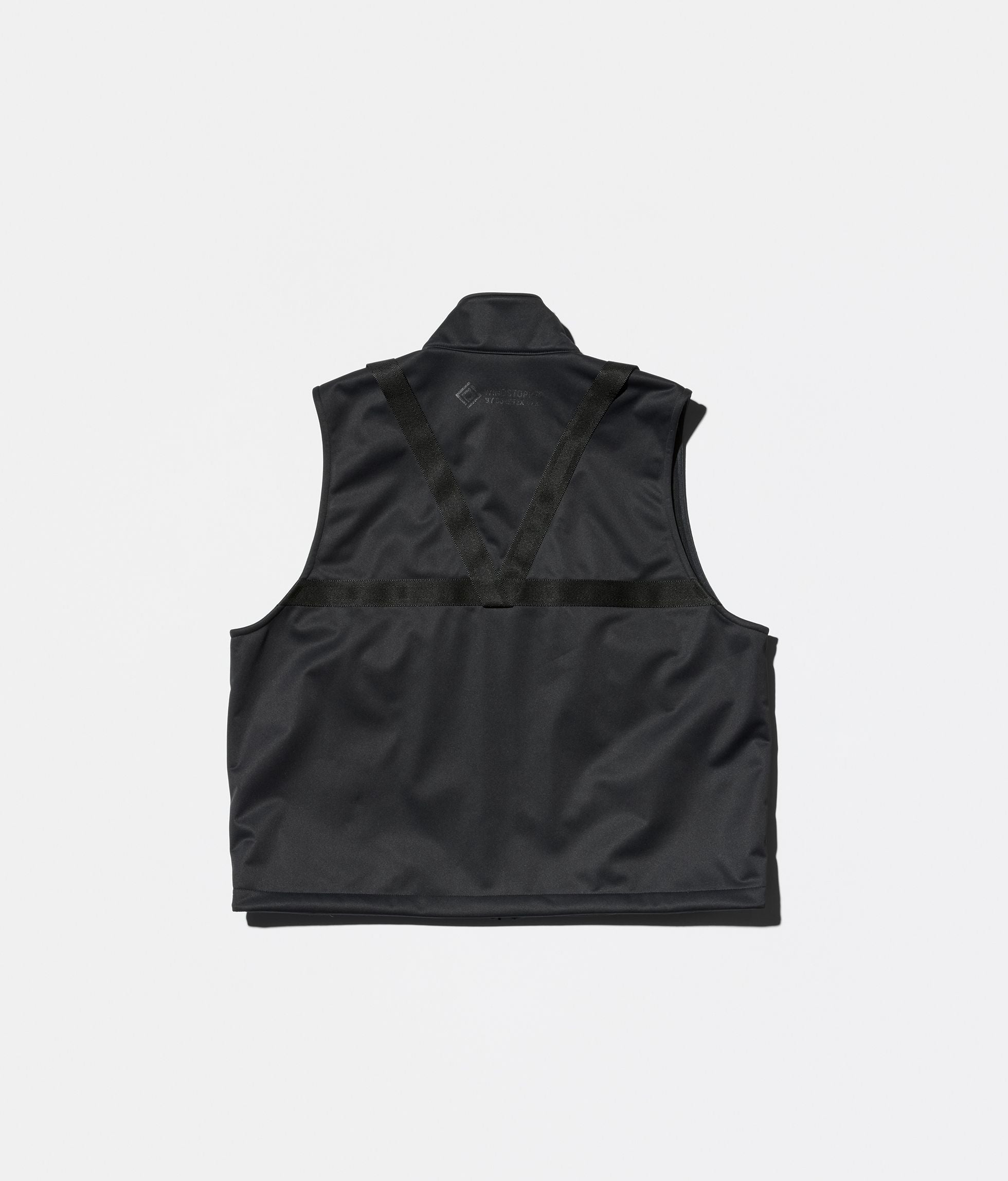 【D-VEC×ALMOSTBLACK】WINDSTOPPER BACK FLEECE 3L VEST
