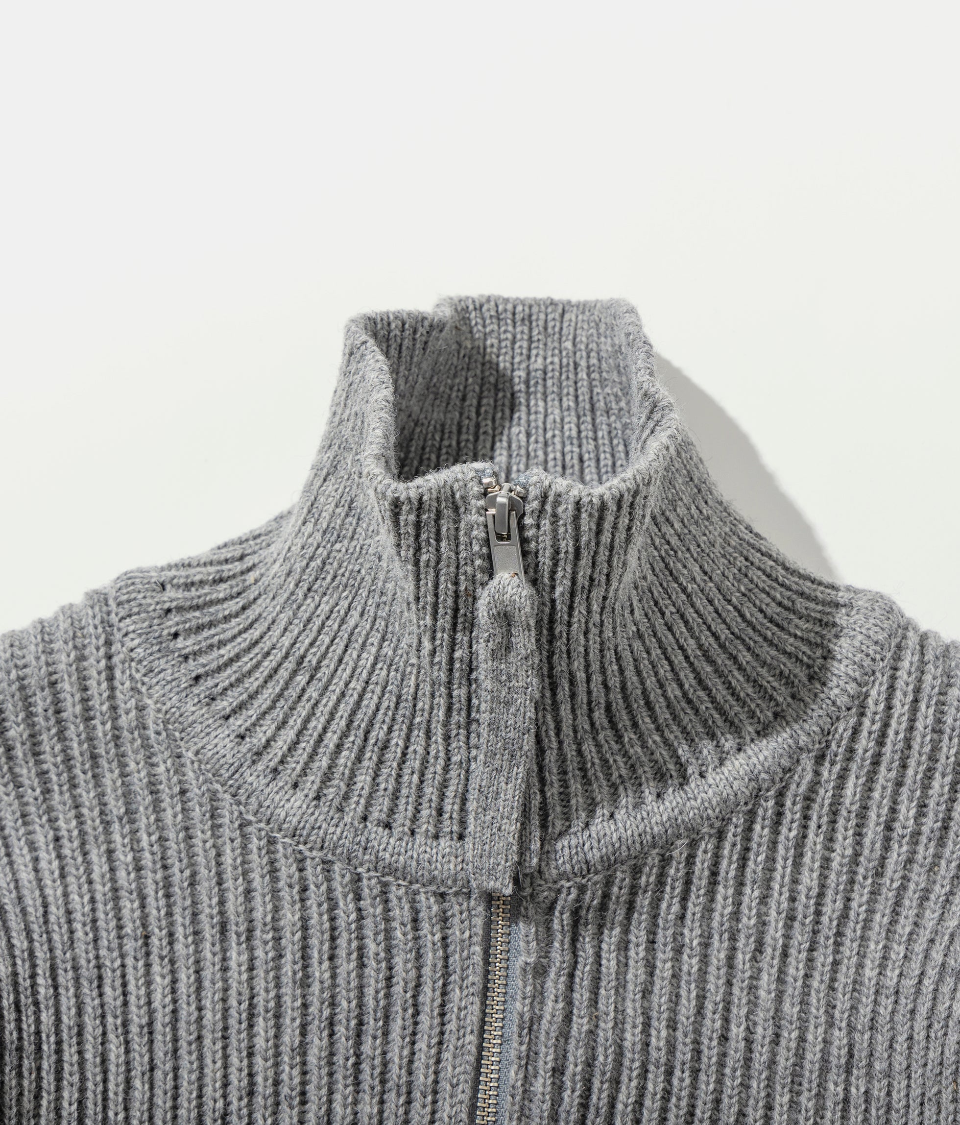 FISHERMANS KNIT ZIP-UP JACKET ドライバーズニット