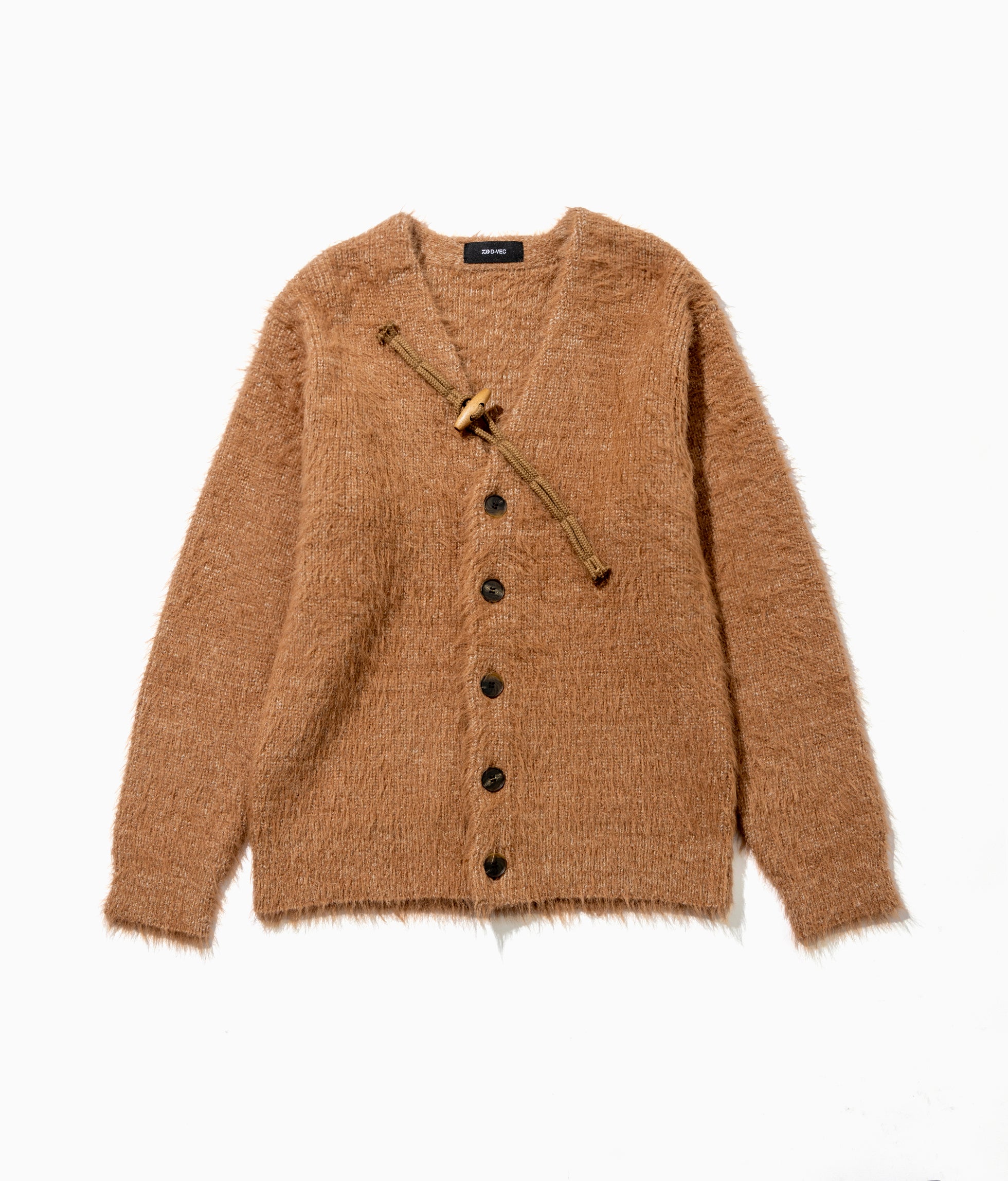 SHAGGY MOHAIR KNIT CARDIGAN