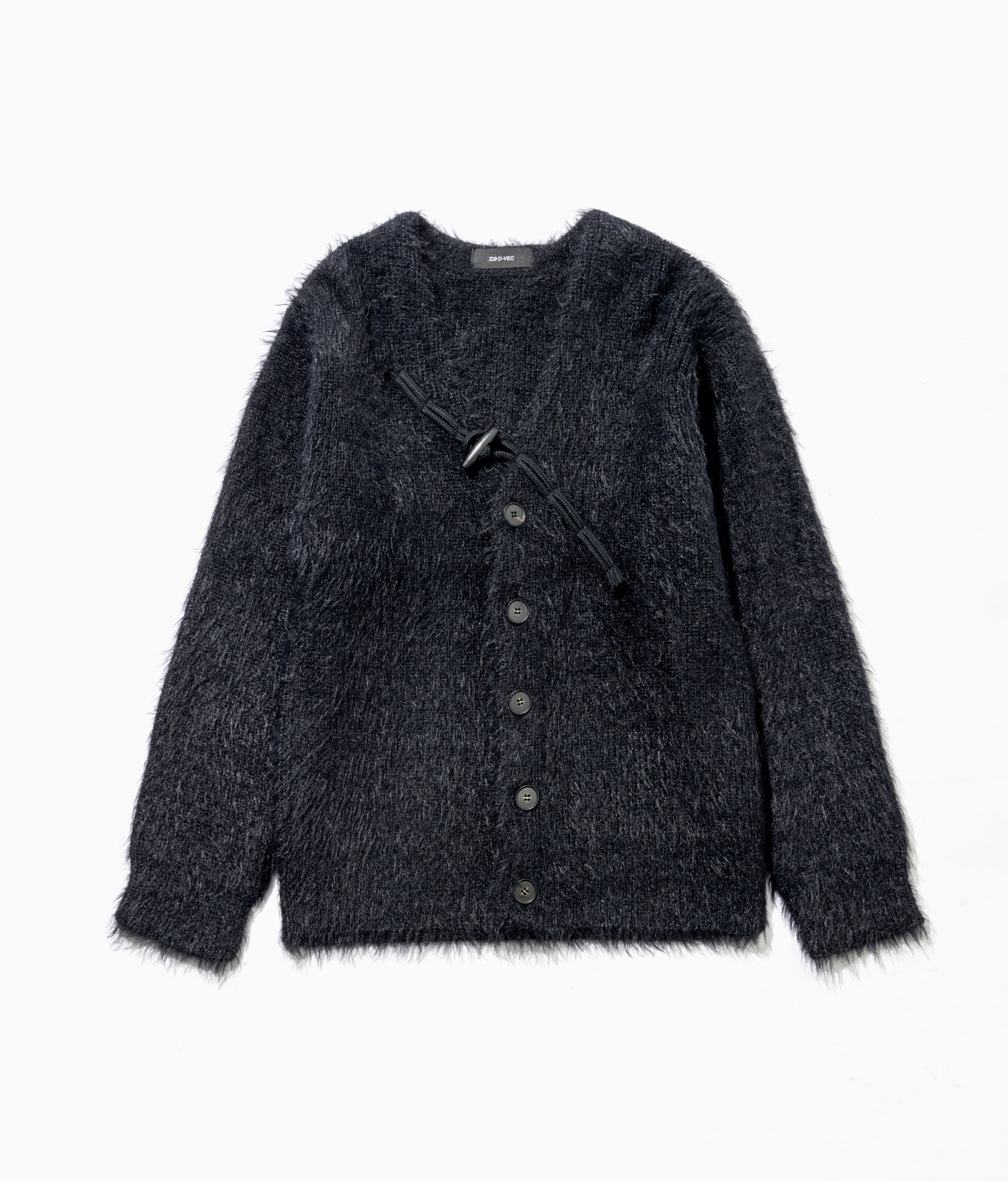SHAGGY MOHAIR KNIT CARDIGAN