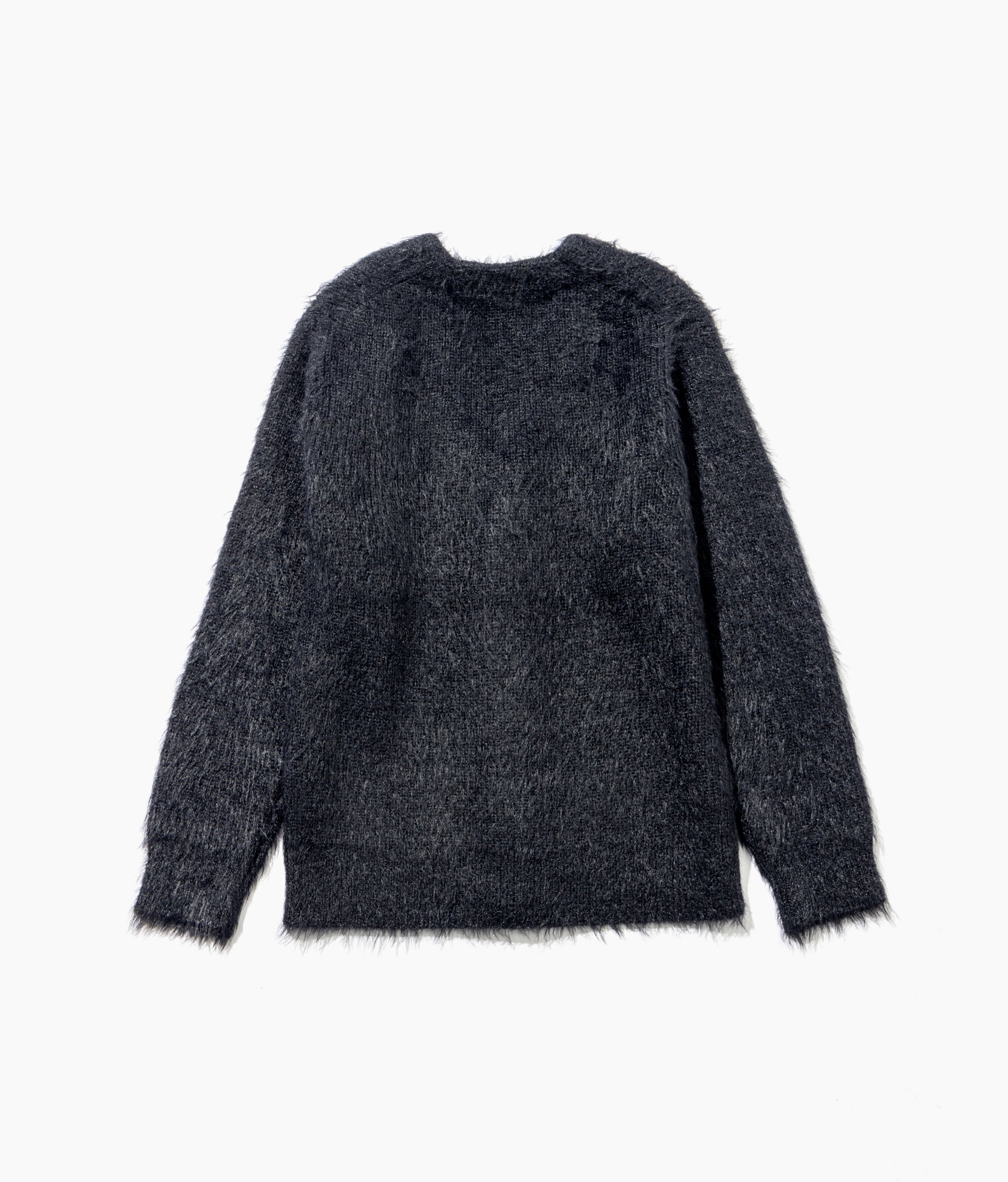 SHAGGY MOHAIR KNIT CARDIGAN