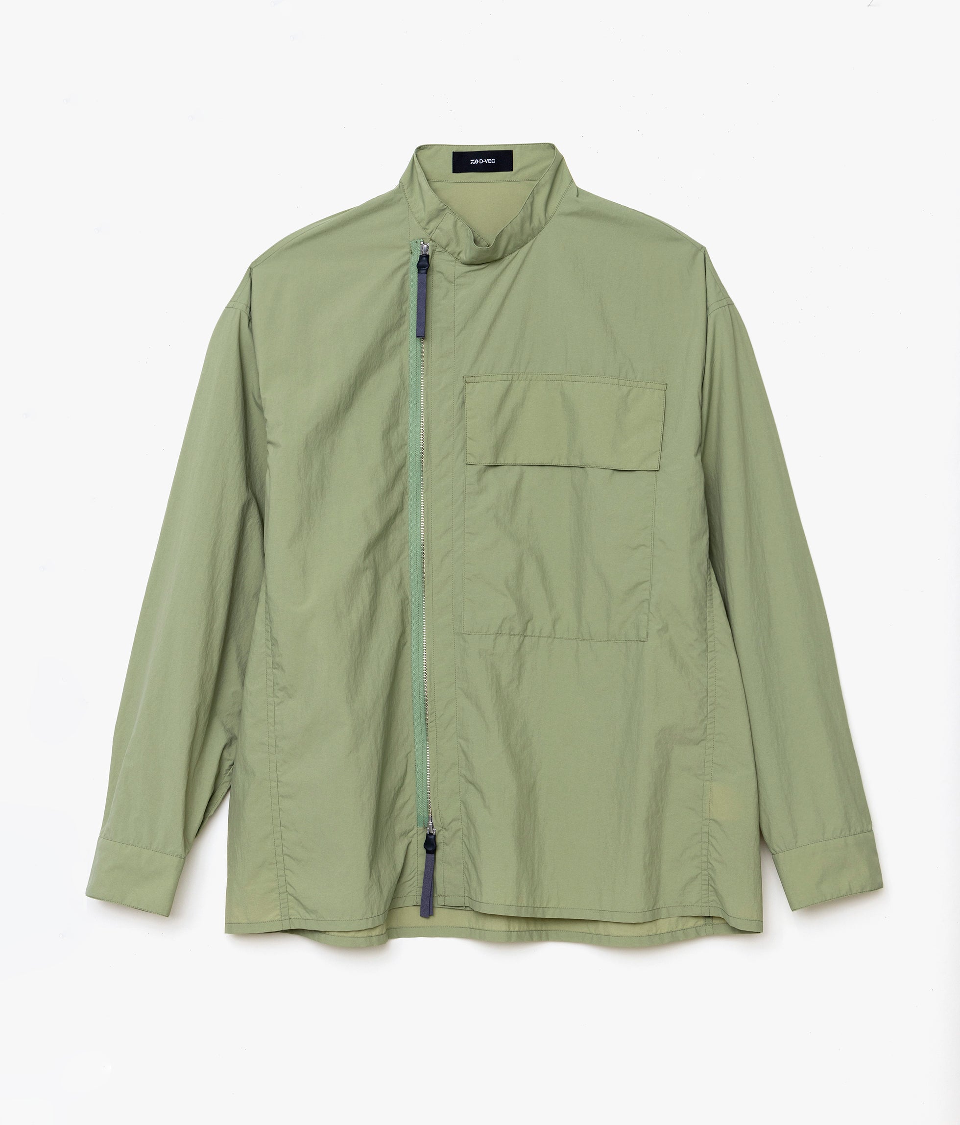 DWR NY TAFFETA BAND COLLAR L/S SHIRT