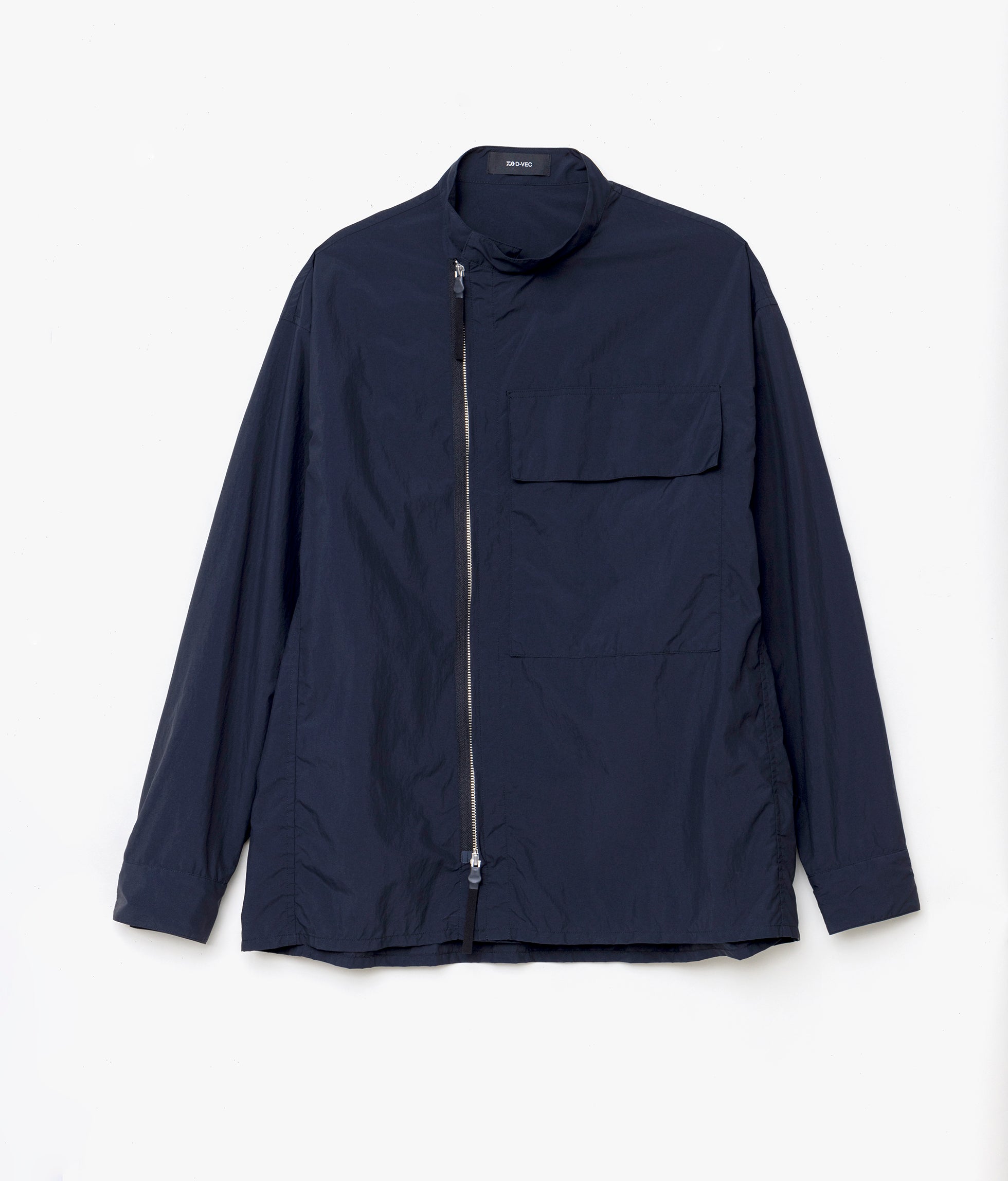 DWR NY TAFFETA BAND COLLAR L/S SHIRT