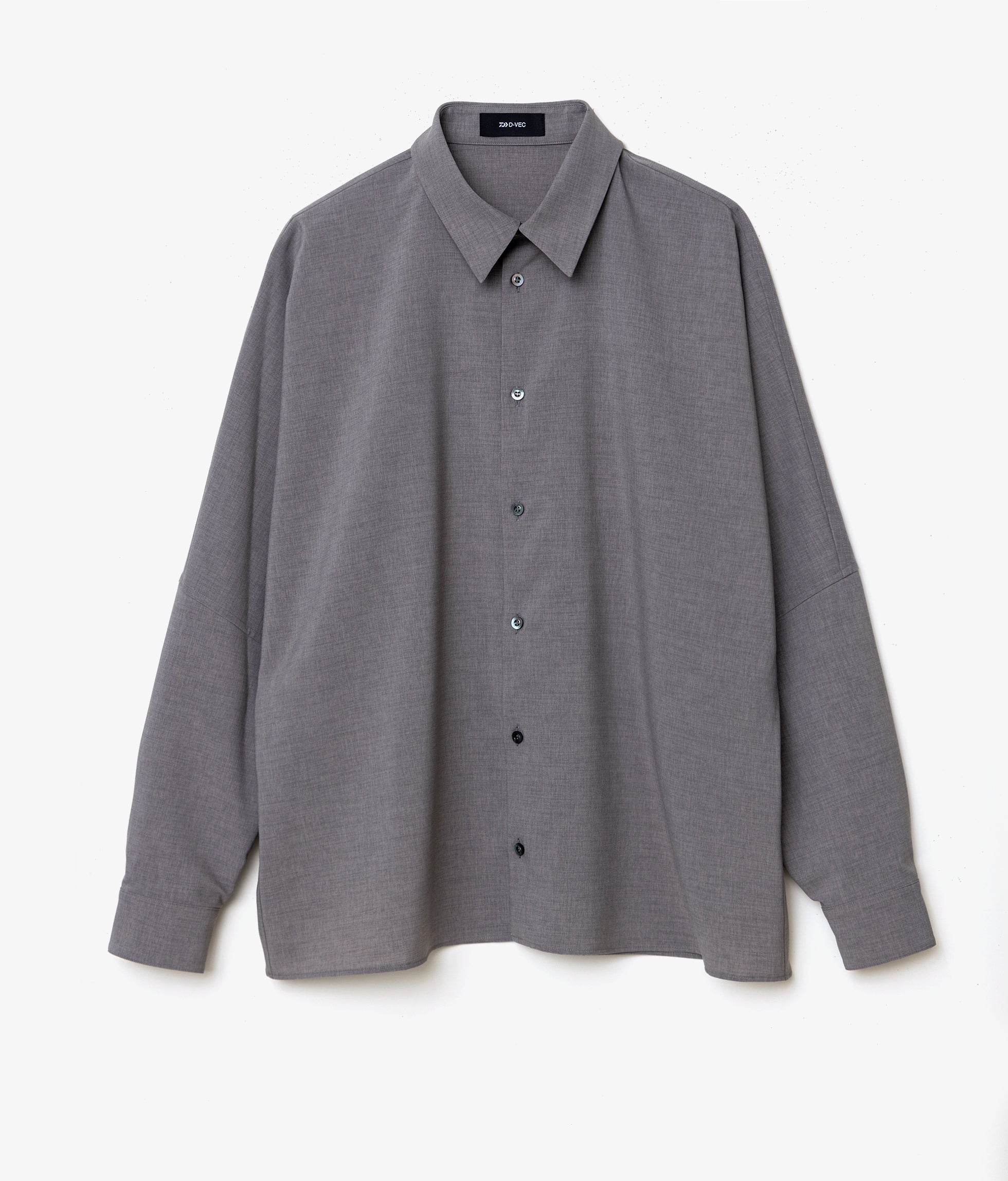 QD LINEN LIKE PL L/S SHIRT