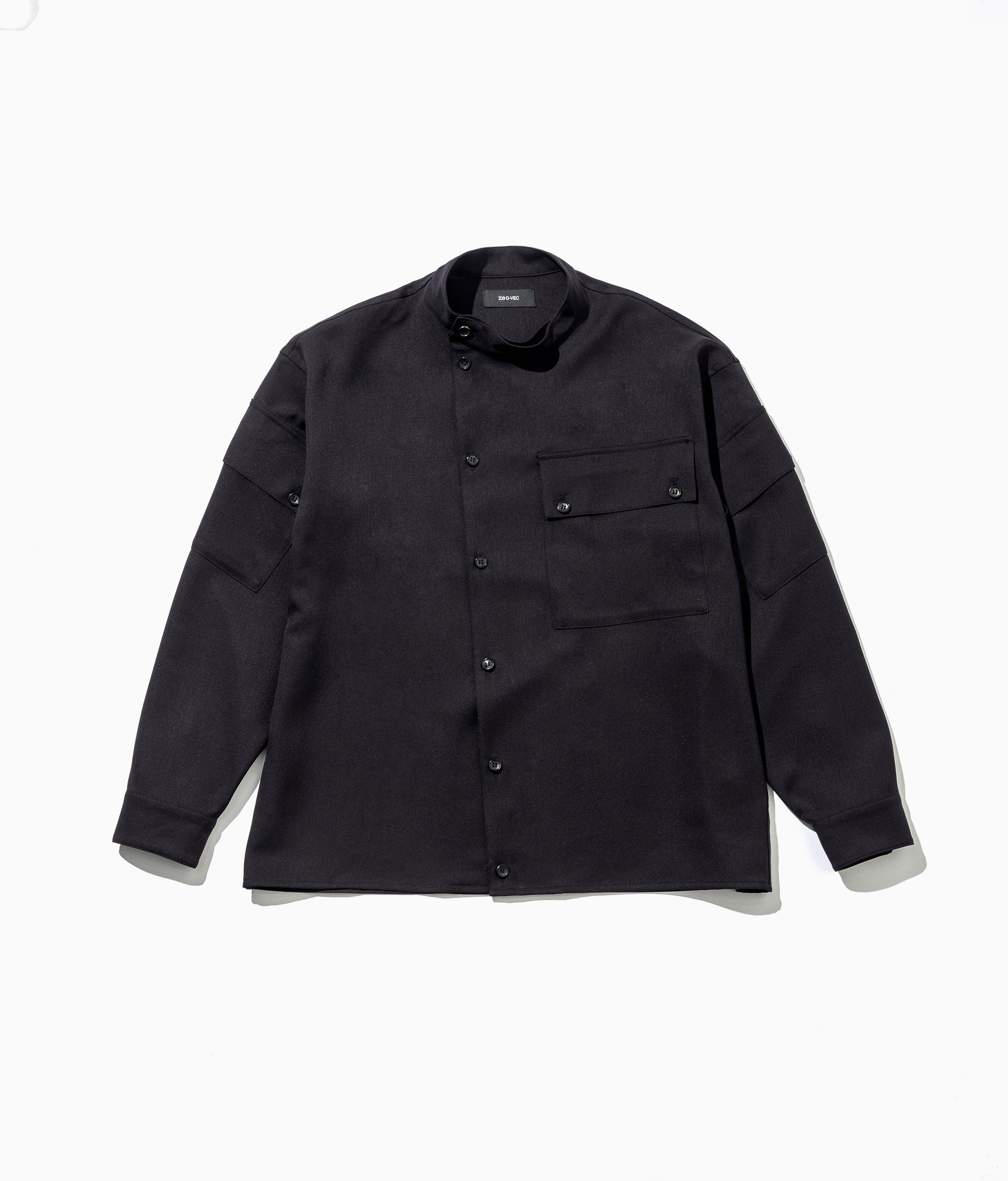 WR PL ST. BAND COLLAR SHIRT