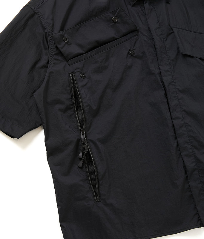 RECYCLED NYLON S/S SHIRT JACKET