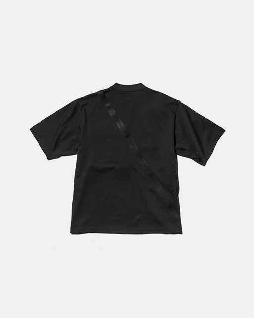 【D-VEC×ALMOSTBLACK】HYBRID PLATING COTTON POLYESTER T-SHIRT