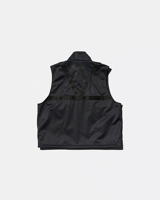 【D-VEC×ALMOSTBLACK】WINDSTOPPER BACK FLEECE 3L VEST