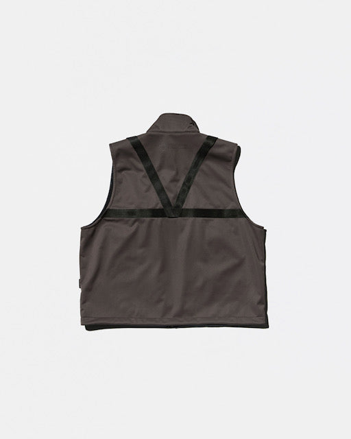 【D-VEC×ALMOSTBLACK】WINDSTOPPER BACK FLEECE 3L VEST